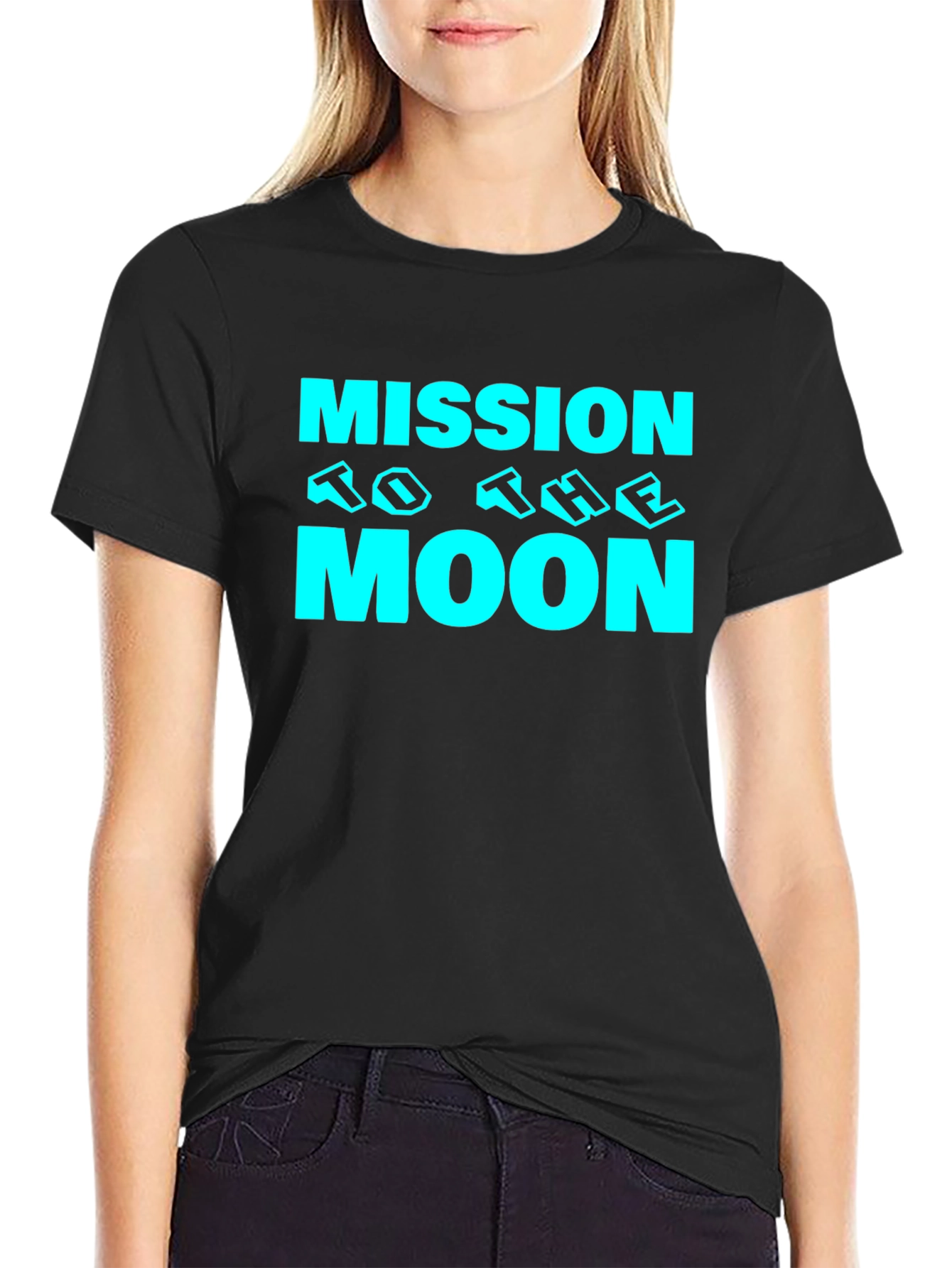 Mission To The Moon Graphic T-Shirt