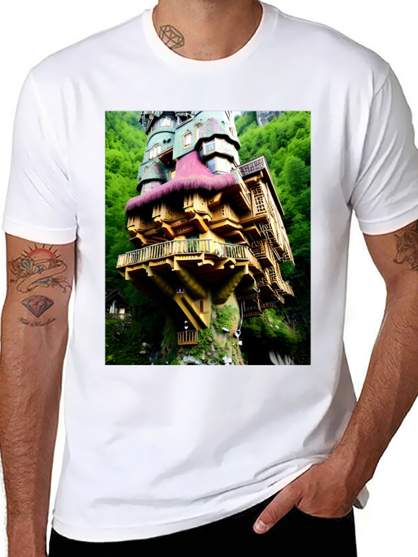Unique House Tee - Natures Abode