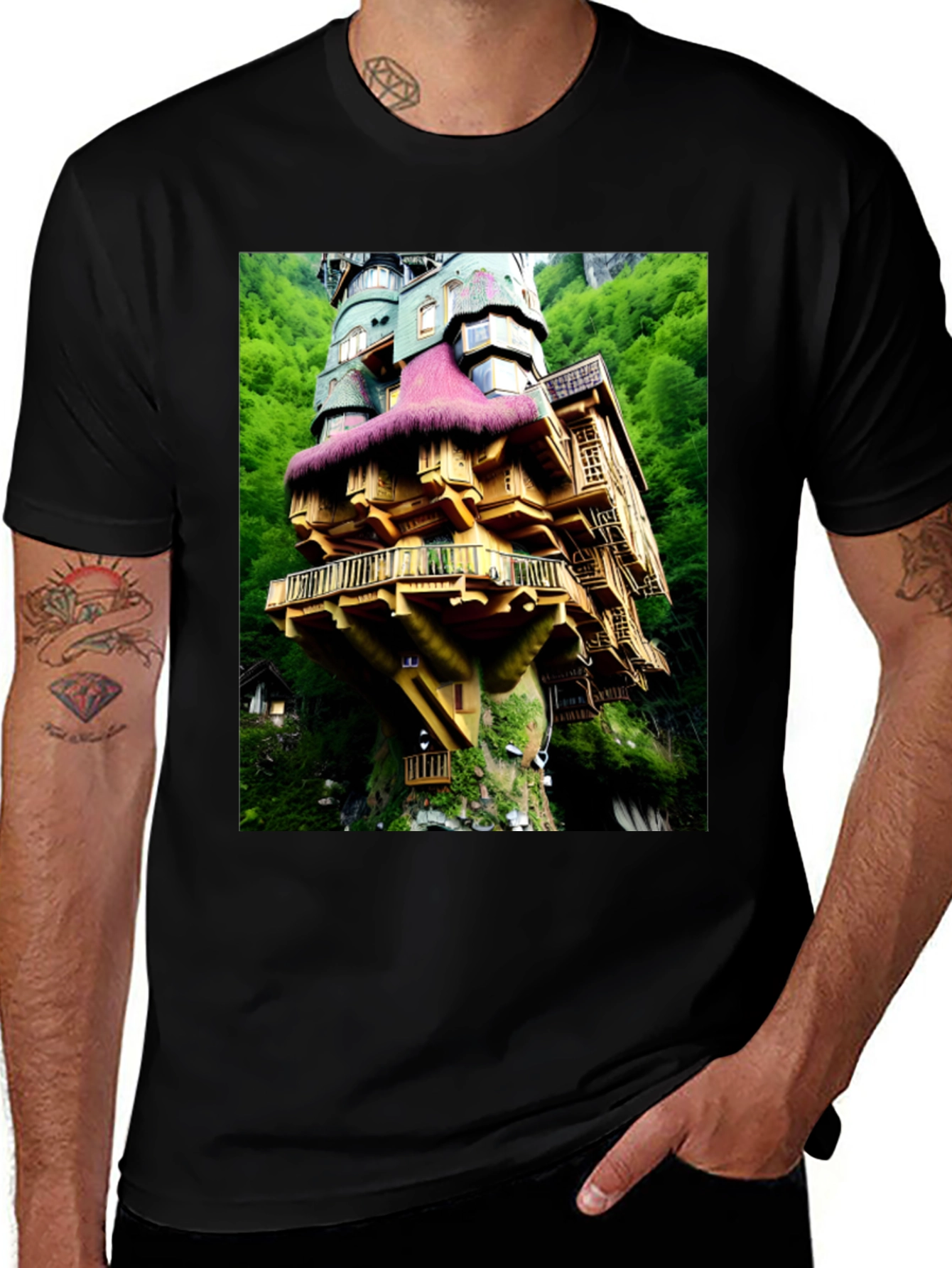 Unique House Tee - Natures Abode