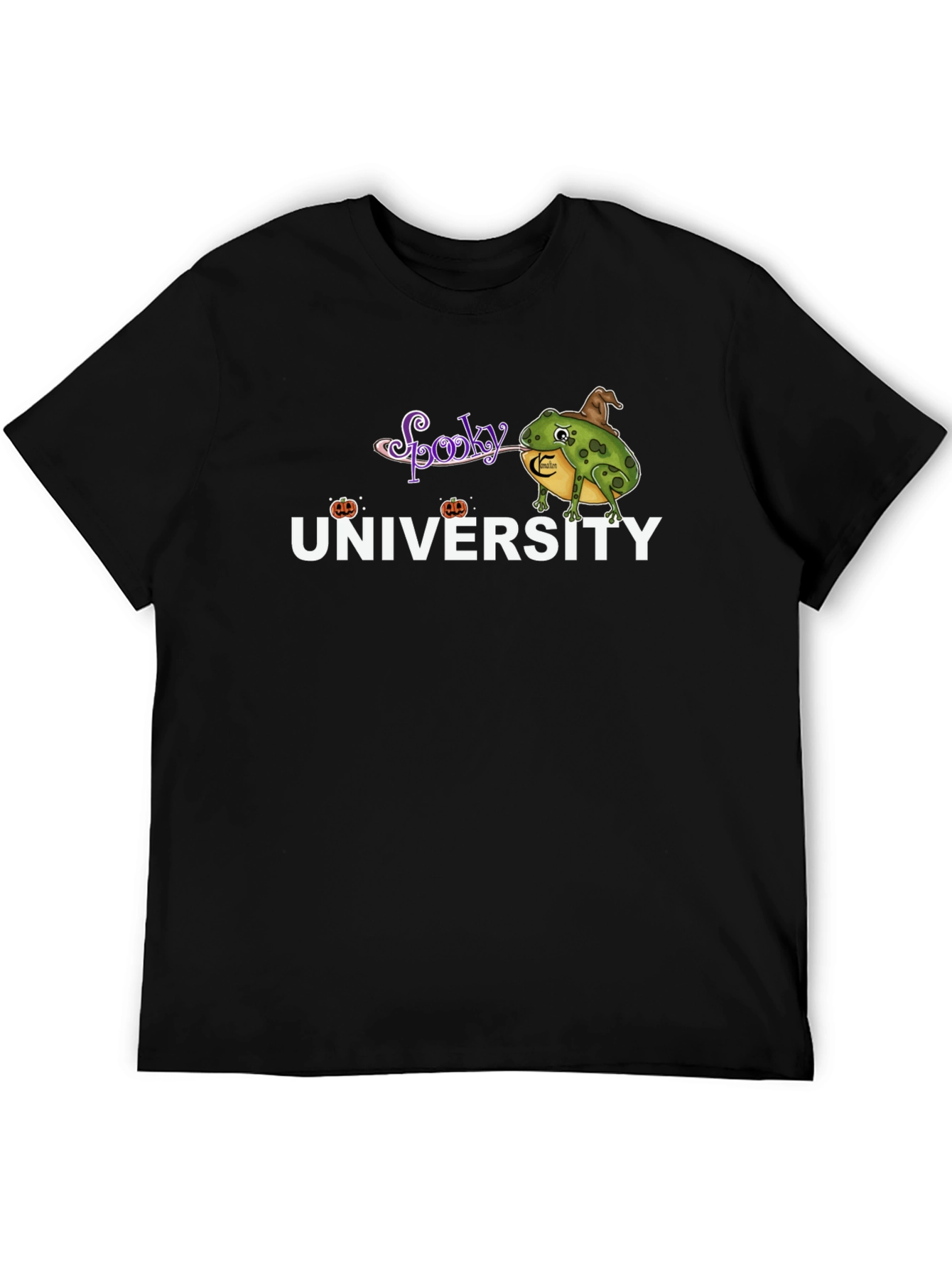 Spooky University Halloween Frog T-Shirt