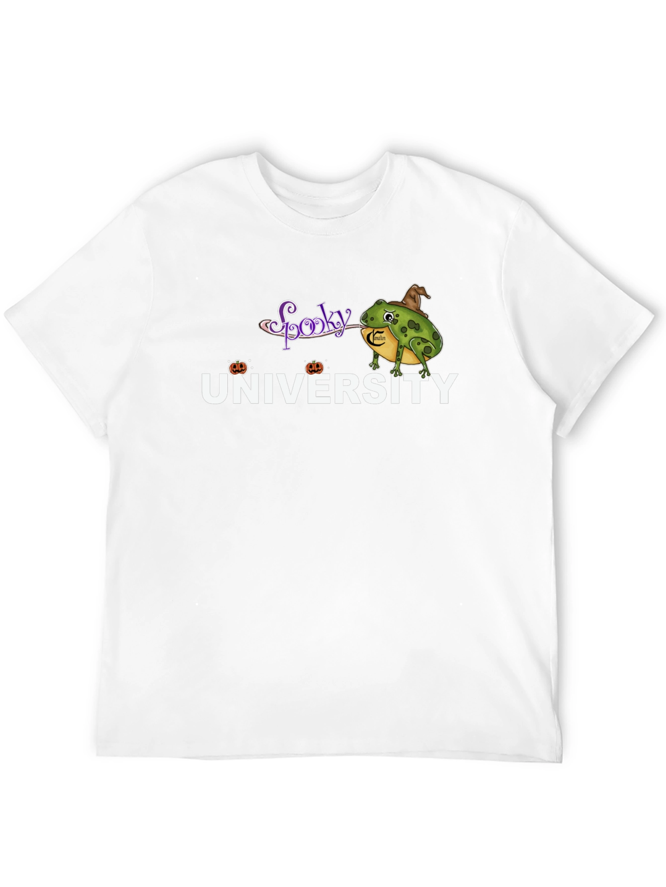 Spooky University Halloween Frog T-Shirt