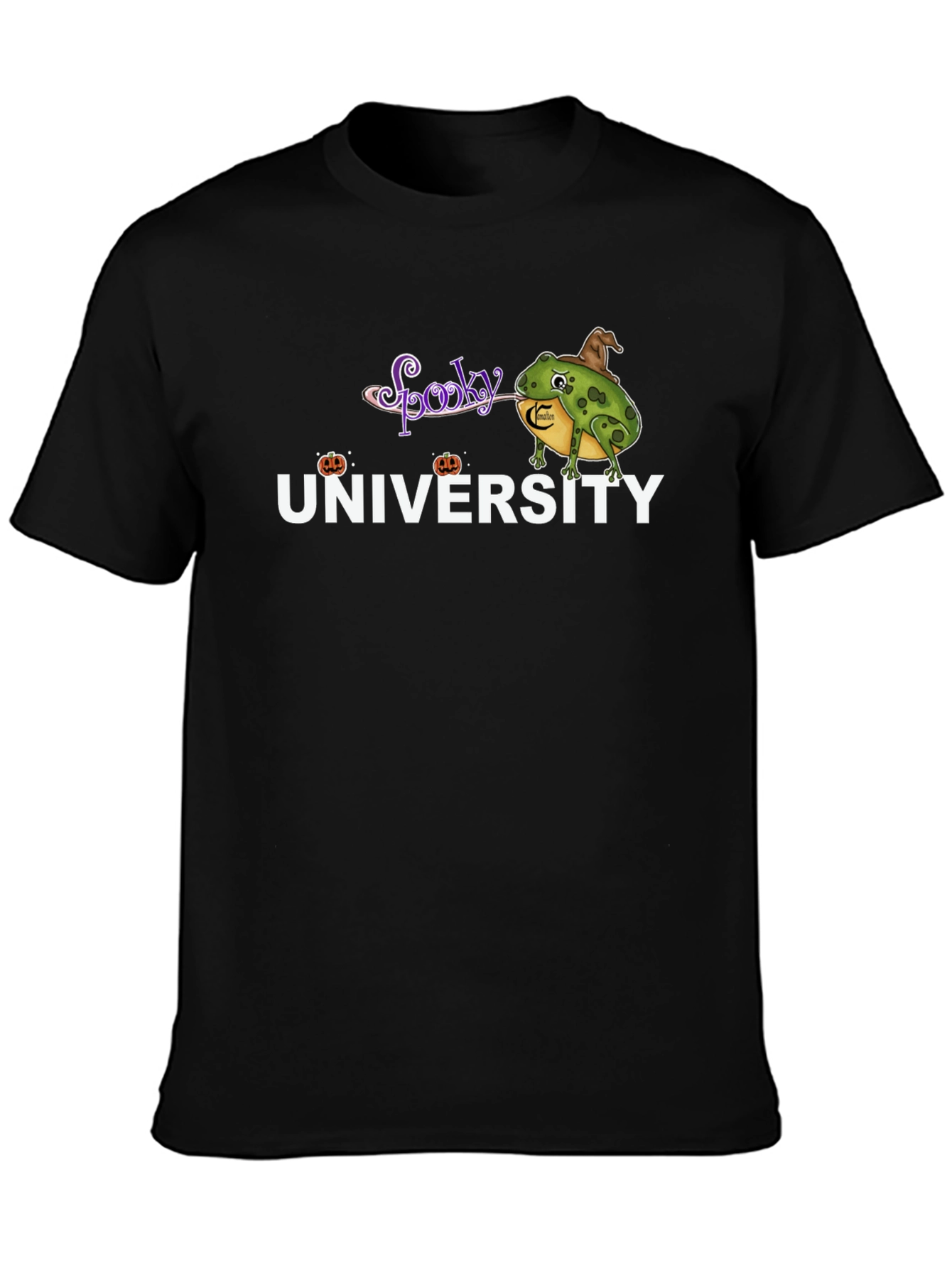 Spooky University Halloween Frog T-Shirt