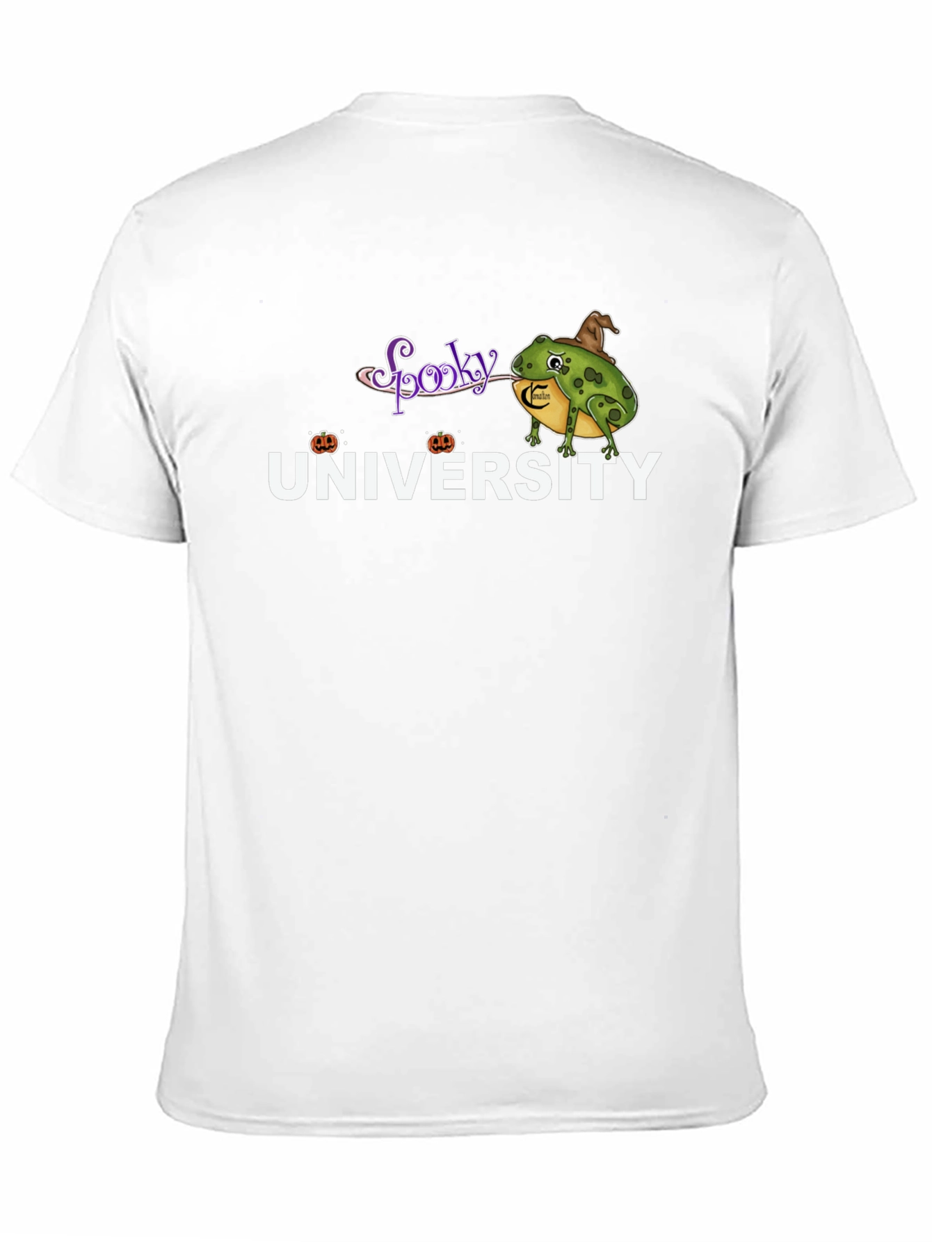 Spooky University Halloween Frog T-Shirt