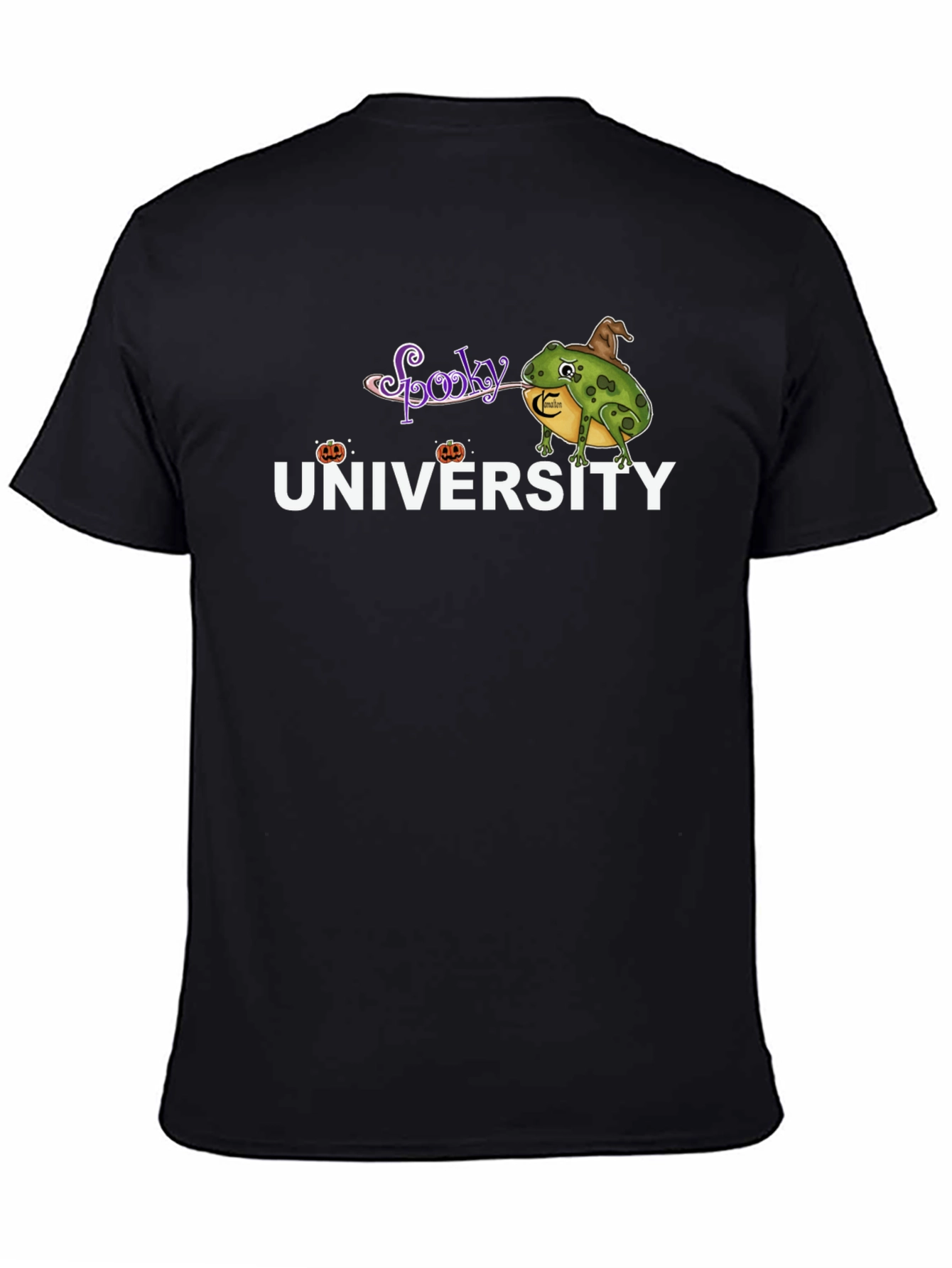 Spooky University Halloween Frog T-Shirt