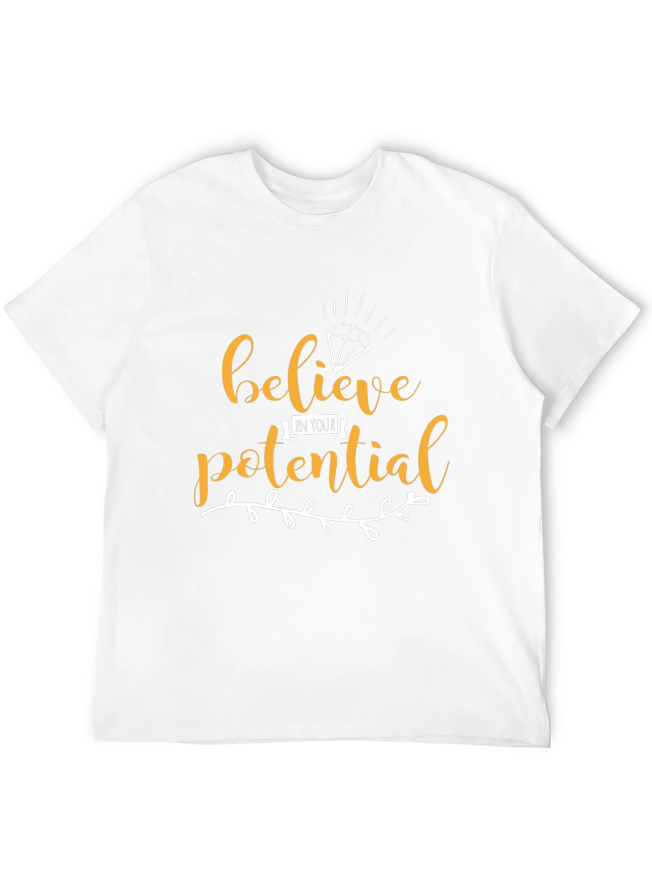 Believe in Your Potential Graphic Tee - Black