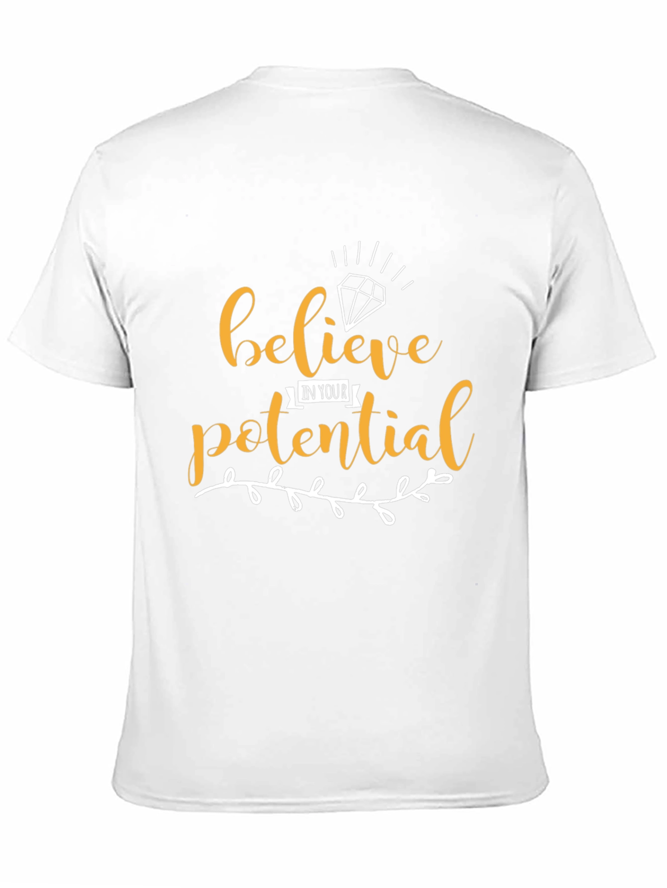 Believe in Your Potential Graphic Tee - Black