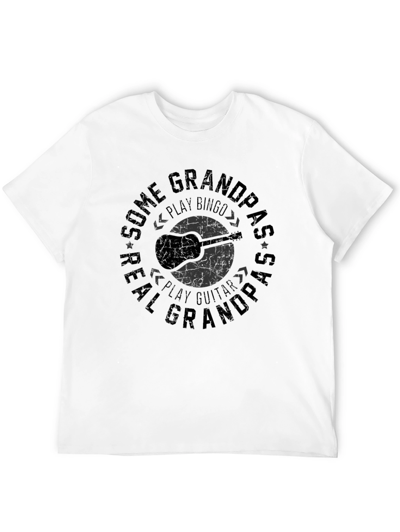 Real Grandpas Play Guitar T-Shirt