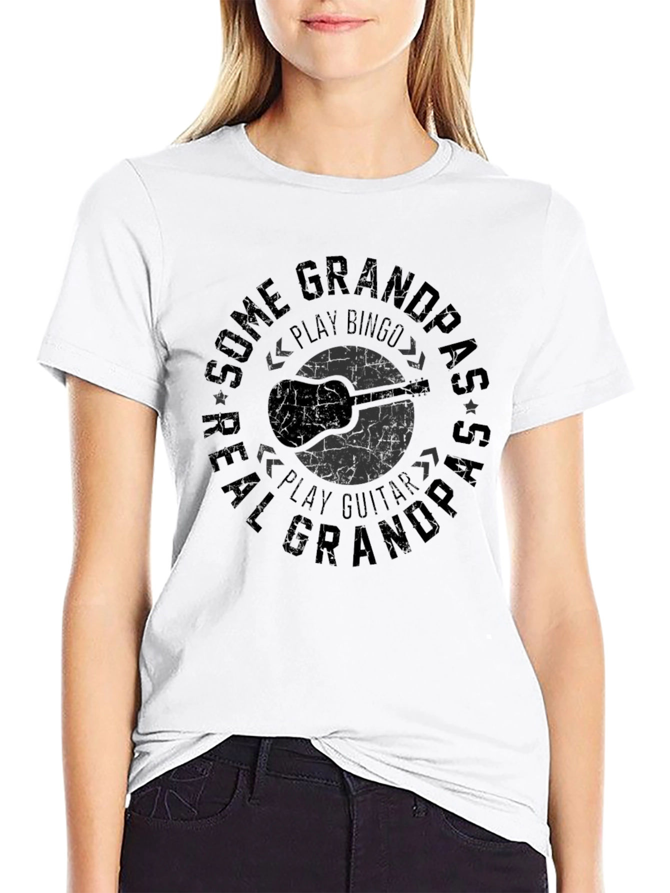 Real Grandpas Play Guitar T-Shirt