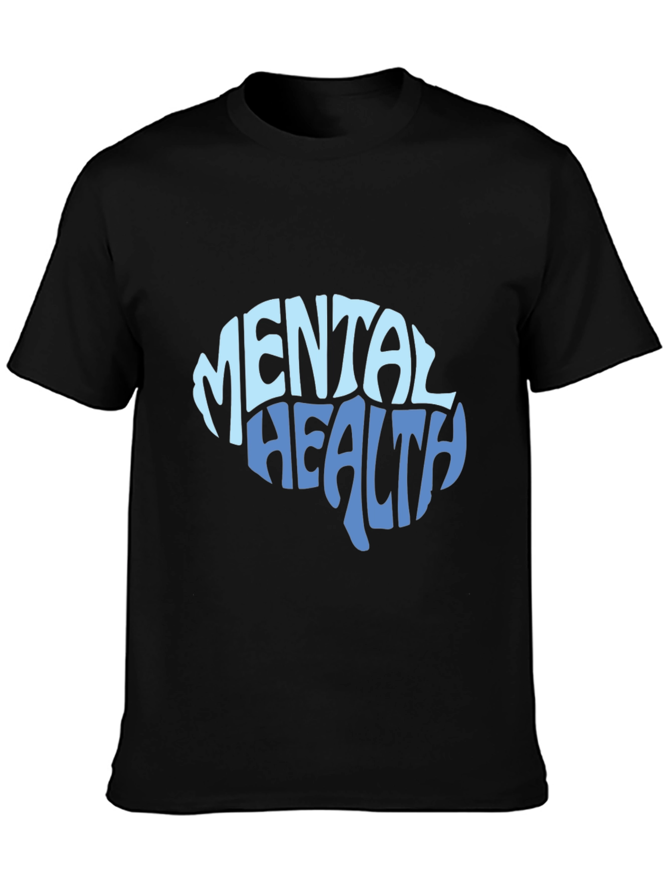 Mental Health Brain Graphic T-Shirt