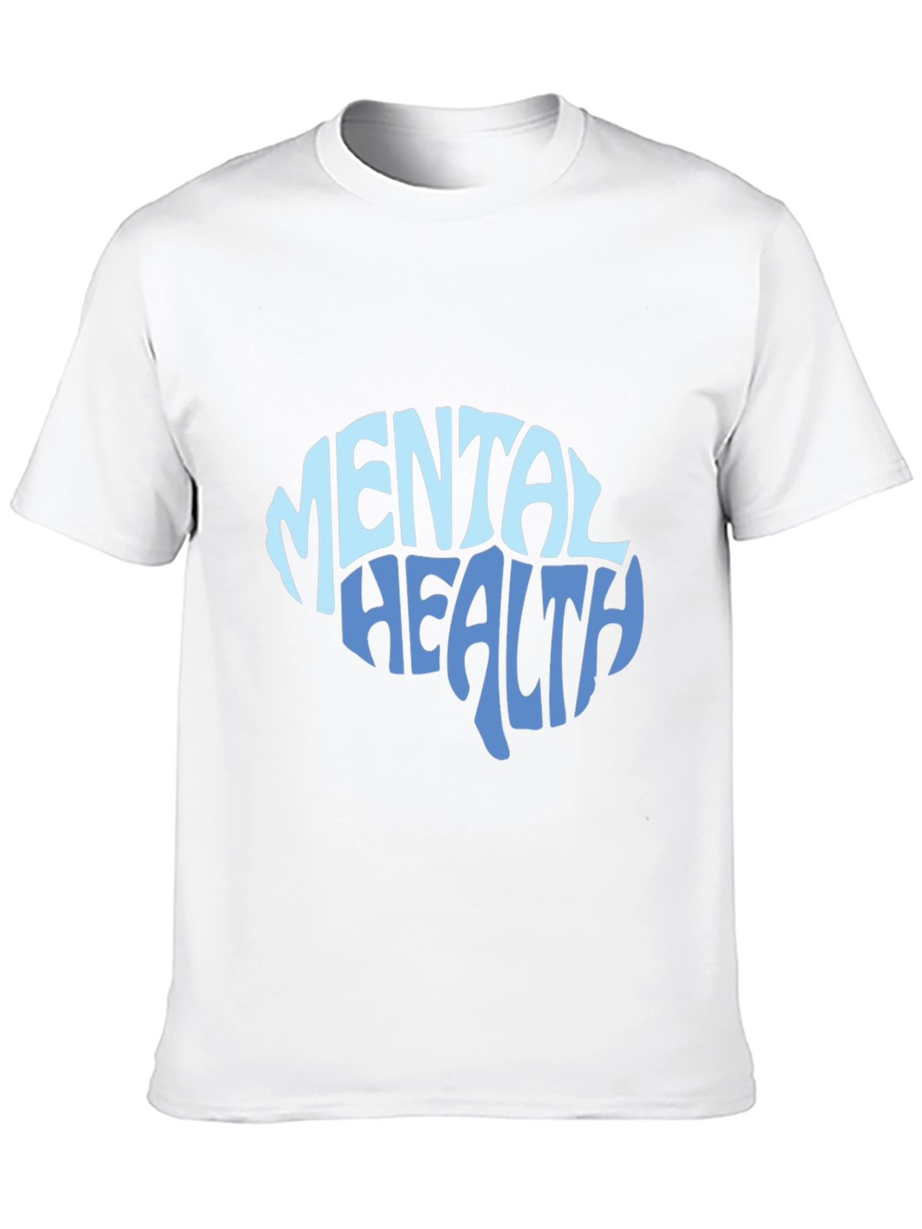 Mental Health Brain Graphic T-Shirt