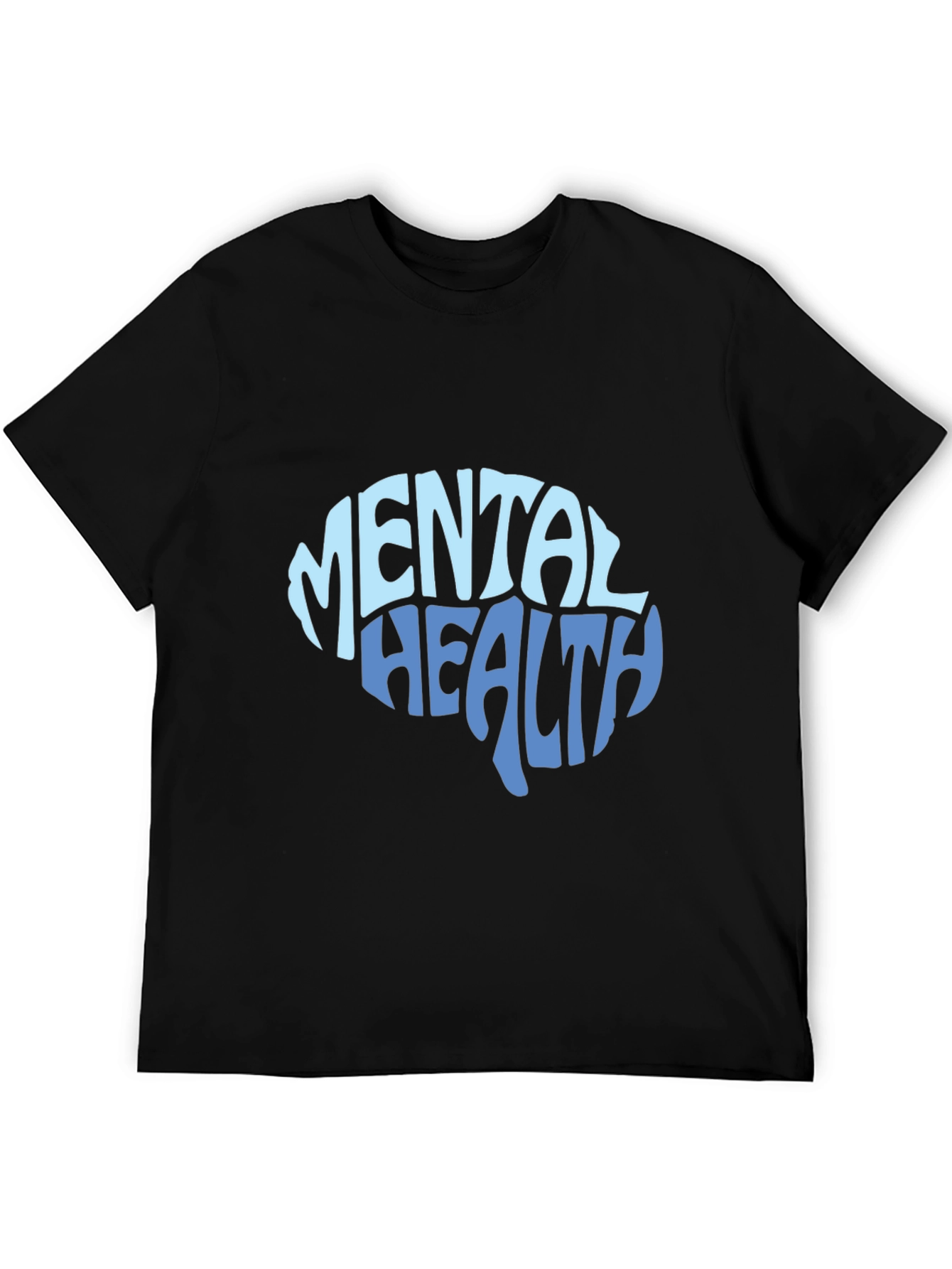 Mental Health Brain Graphic T-Shirt