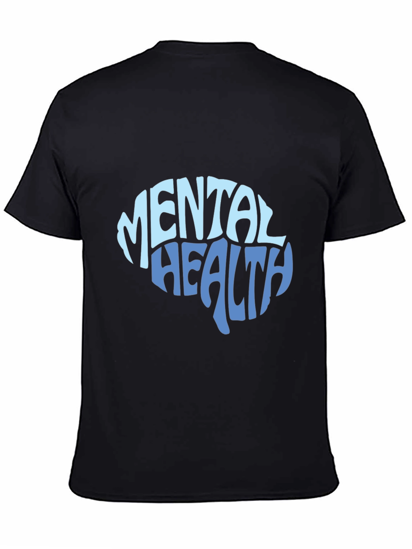 Mental Health Brain Graphic T-Shirt