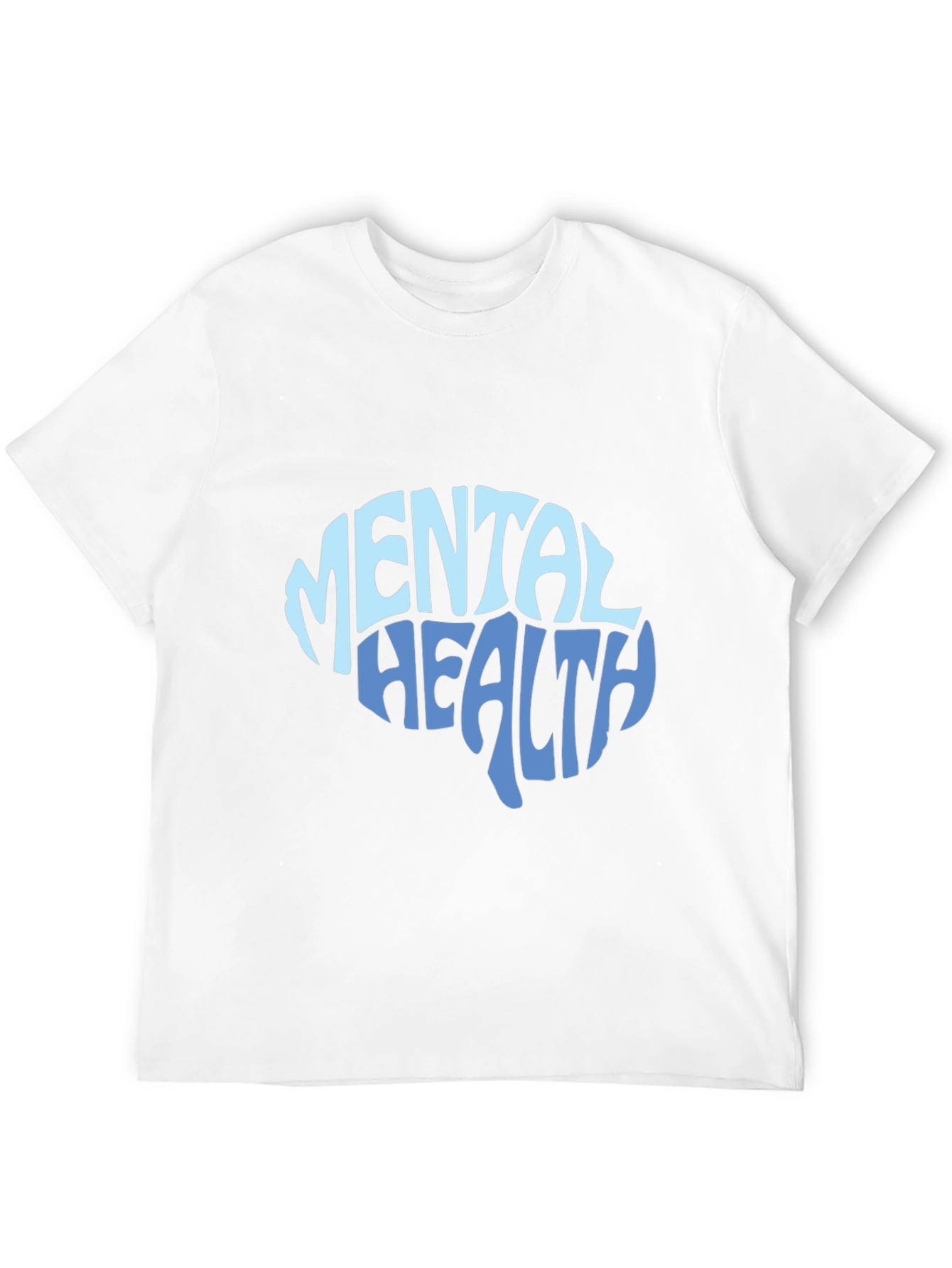 Mental Health Brain Graphic T-Shirt
