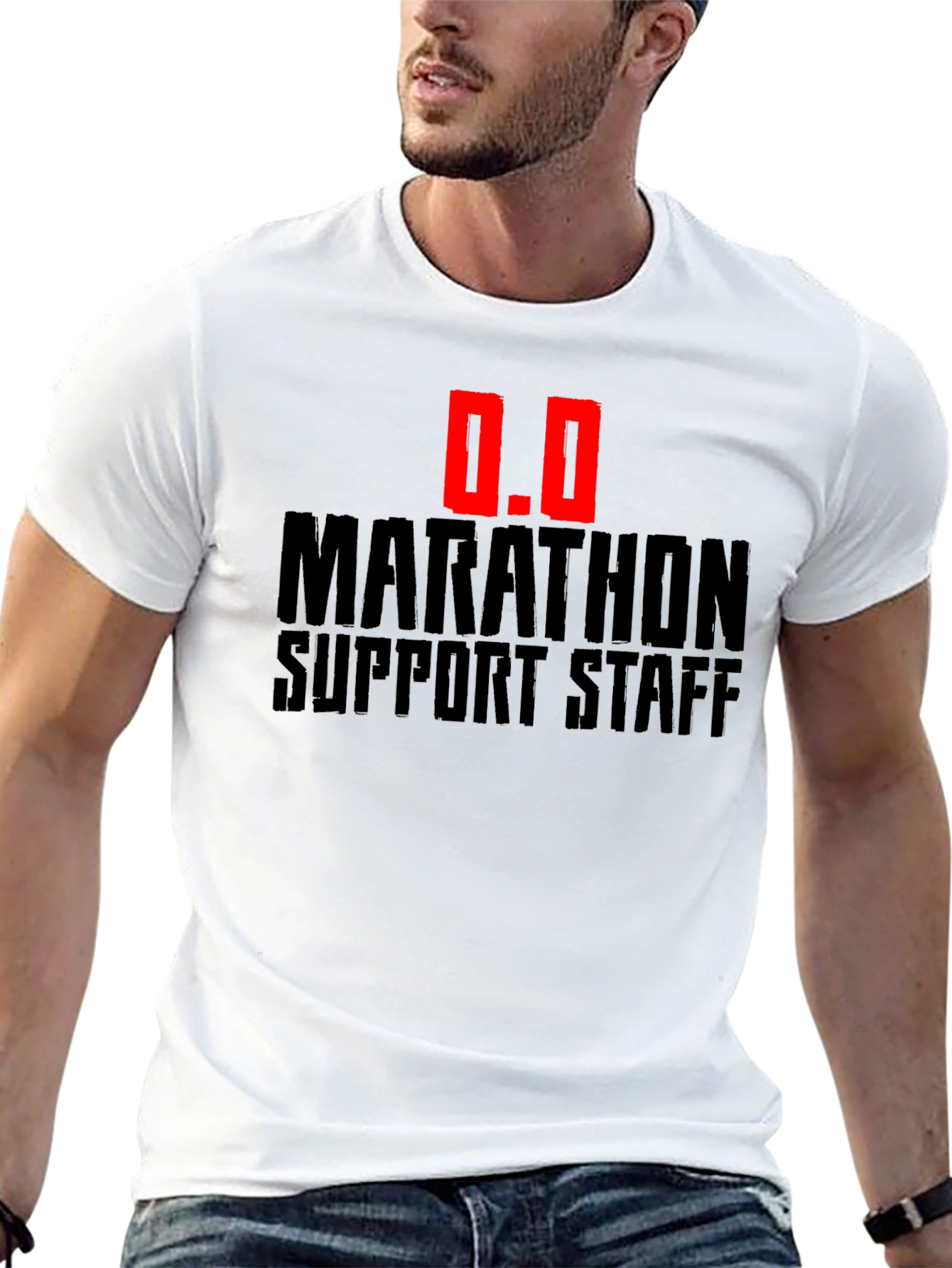 Marathon Support Staff T-Shirt - Black