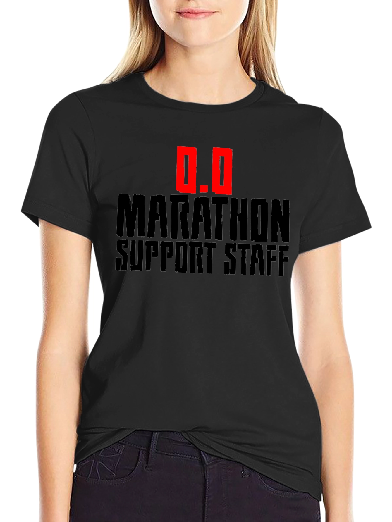 Marathon Support Staff T-Shirt - Black