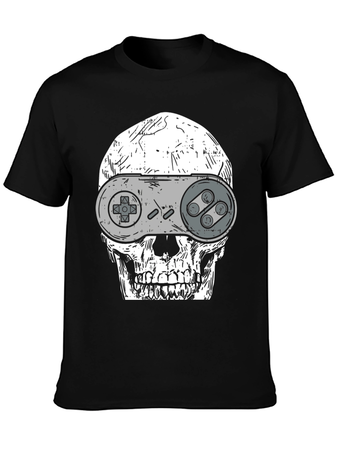 Gamer Skull T-Shirt - Unique Graphic Tee