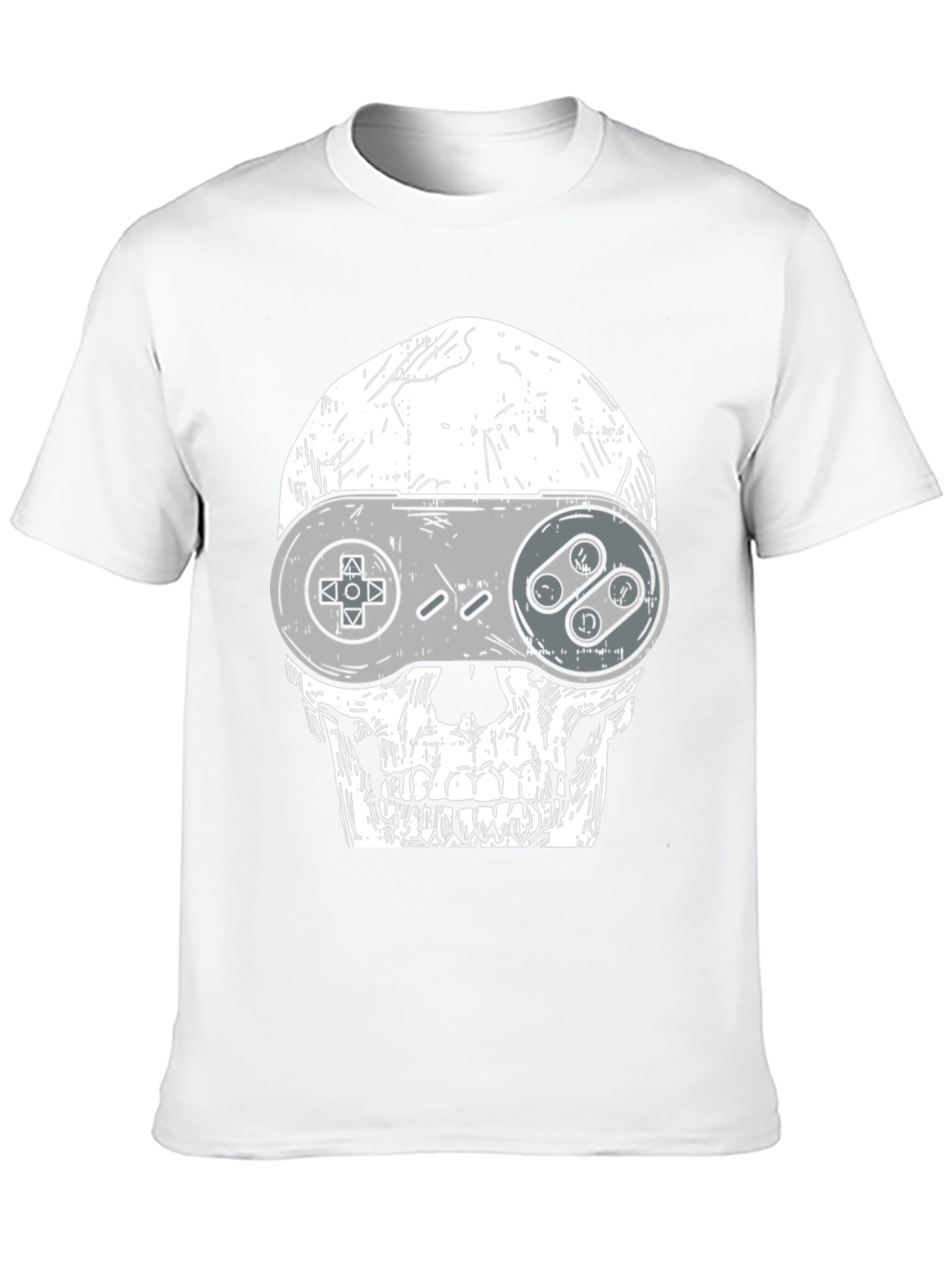 Gamer Skull T-Shirt - Unique Graphic Tee