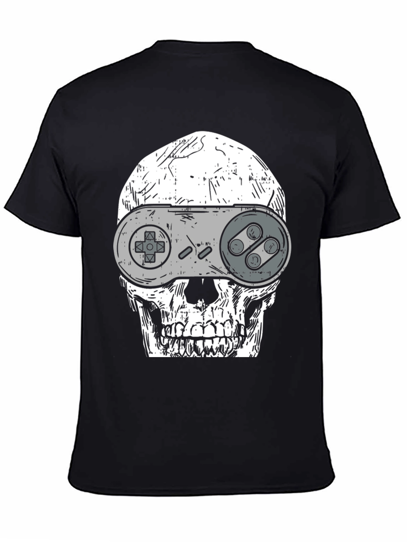Gamer Skull T-Shirt - Unique Graphic Tee