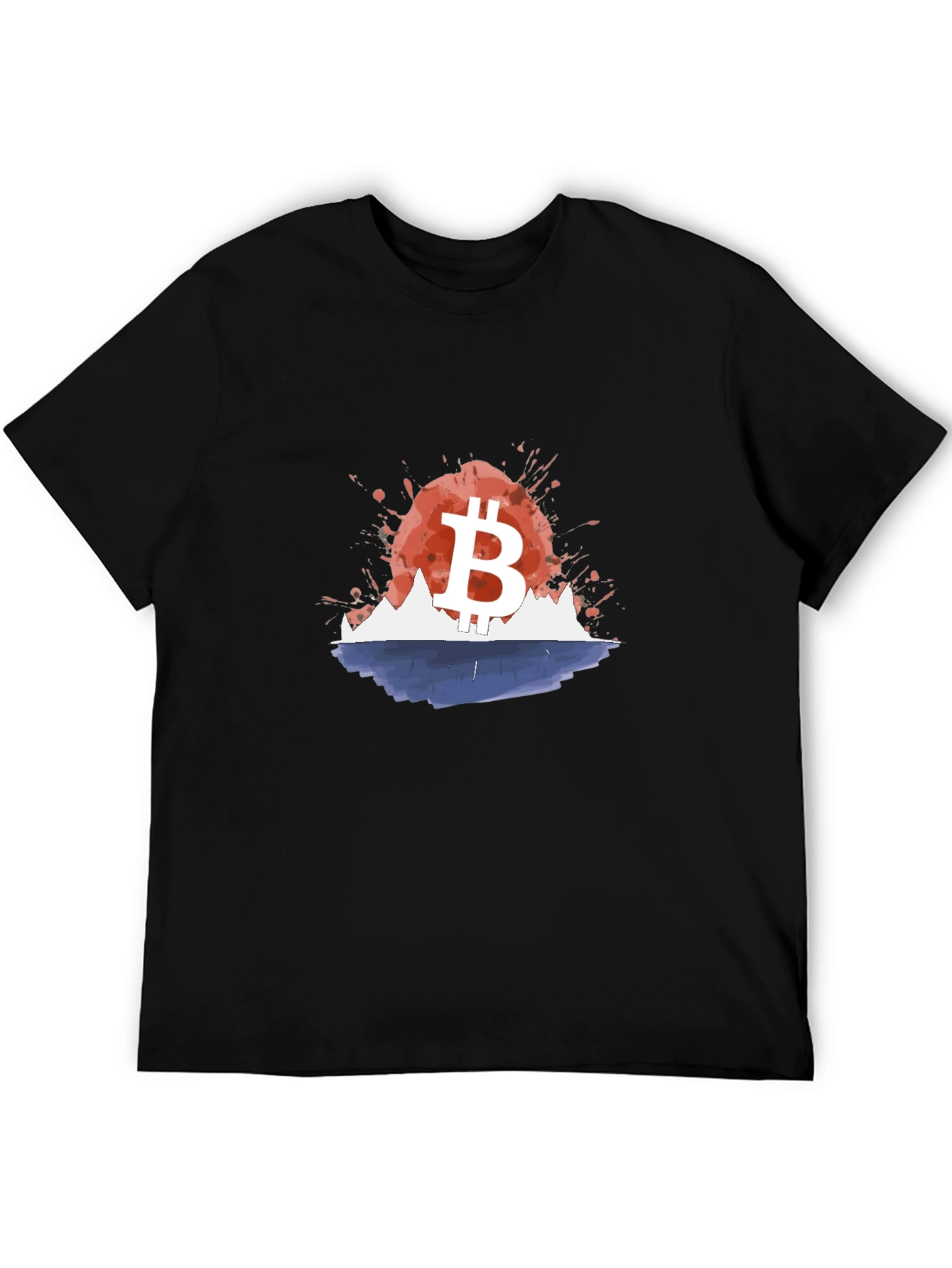 Bitcoin Sunset T-Shirt - Crypto Currency Tee