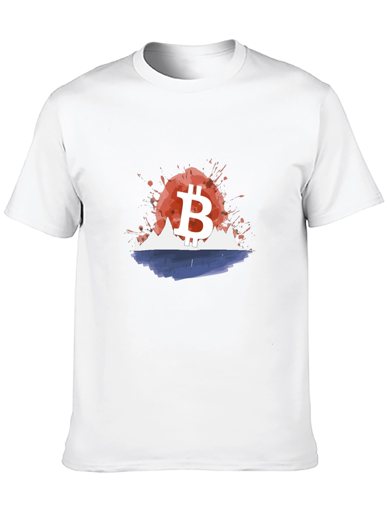 Bitcoin Sunset T-Shirt - Crypto Currency Tee