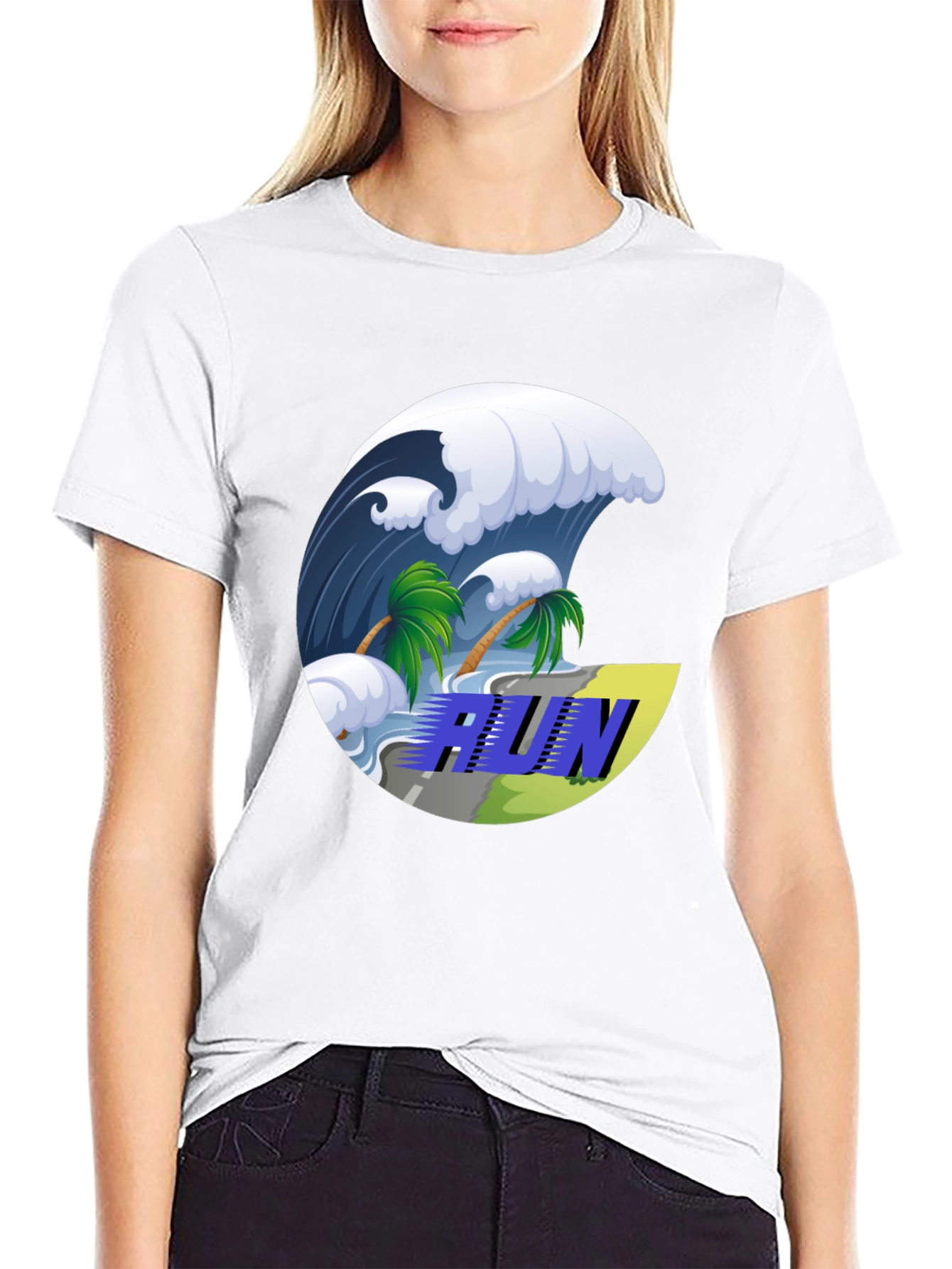 Wave Run Graphic Tee