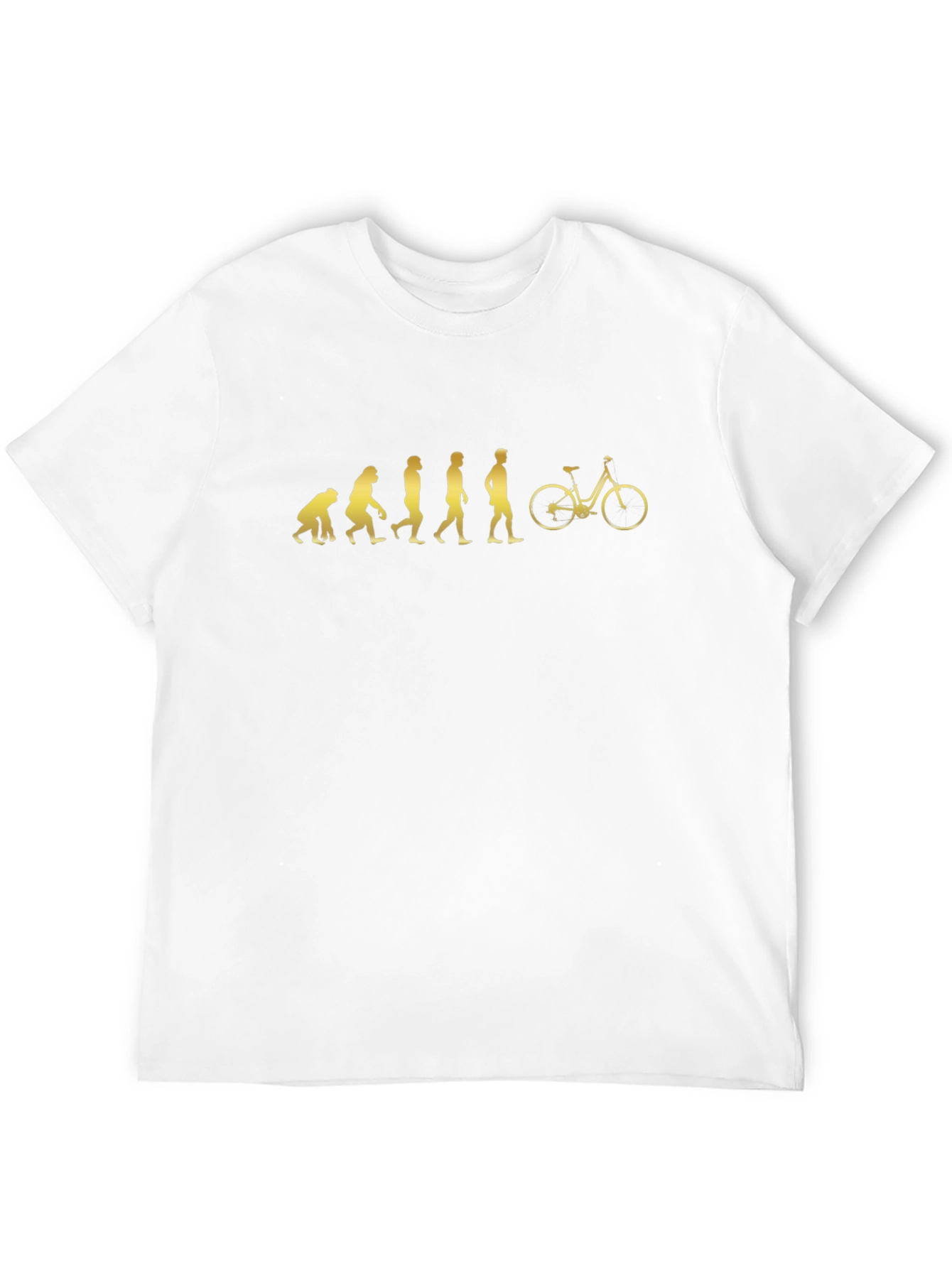 Evolution of Cyclist Black T-Shirt