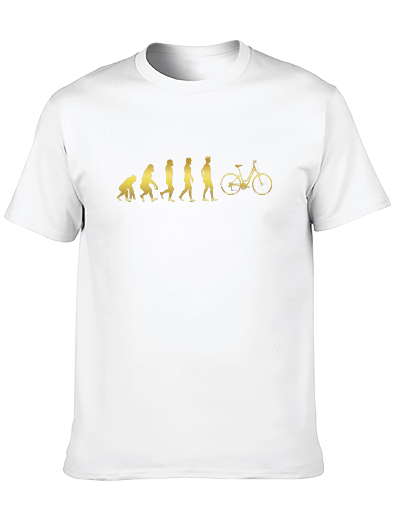 Evolution of Cyclist Black T-Shirt
