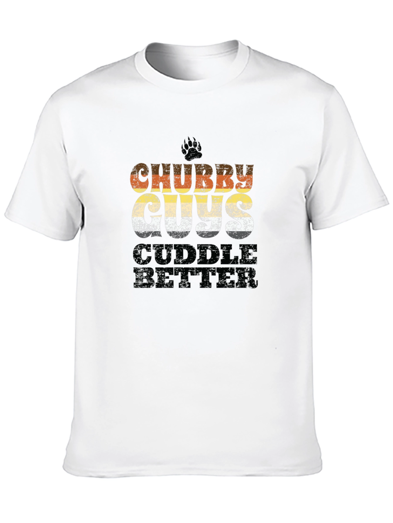 Chubby Guys Cuddle Better Graphic Tee