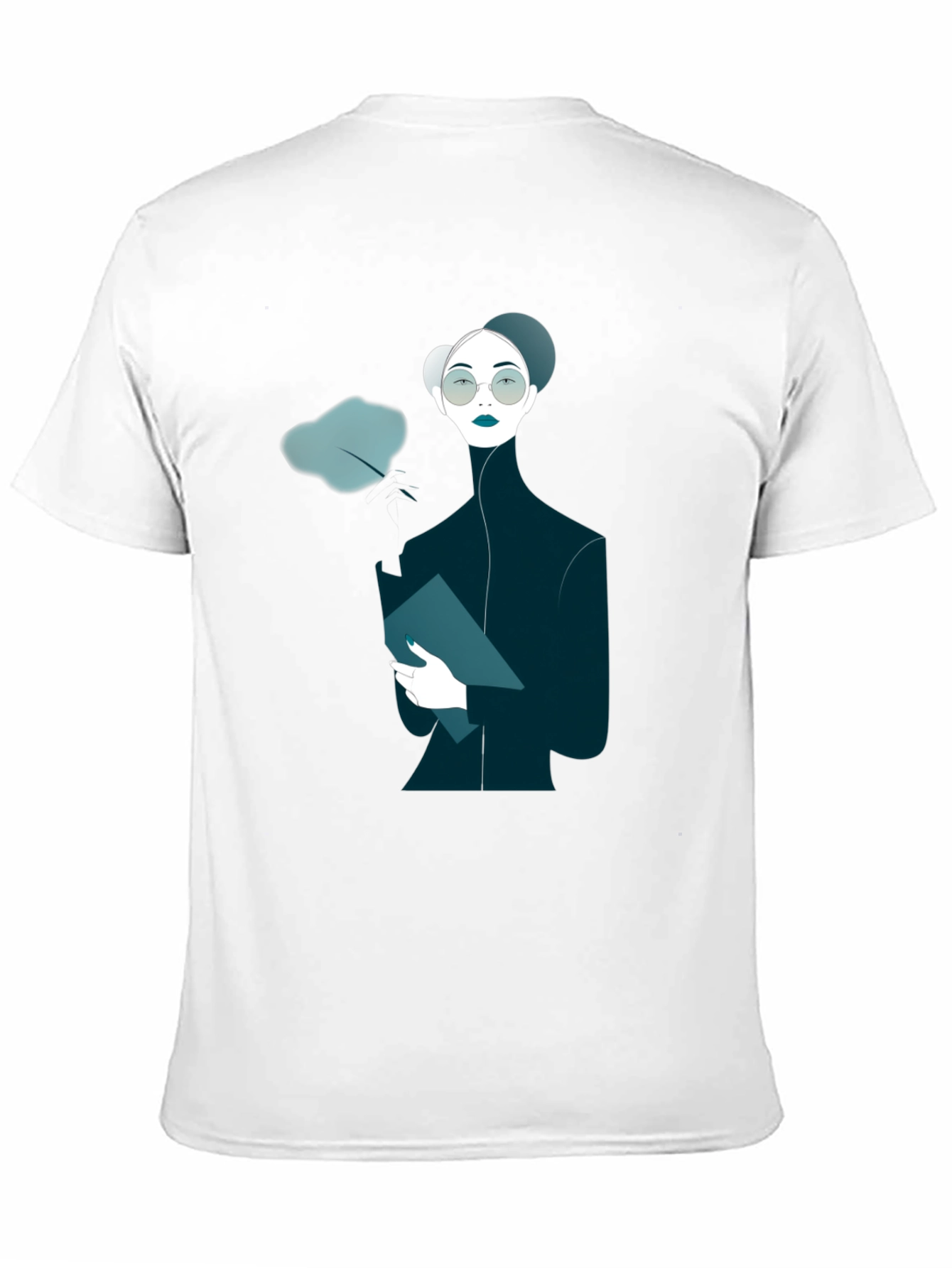 Unique Graphic Print Black T-Shirt