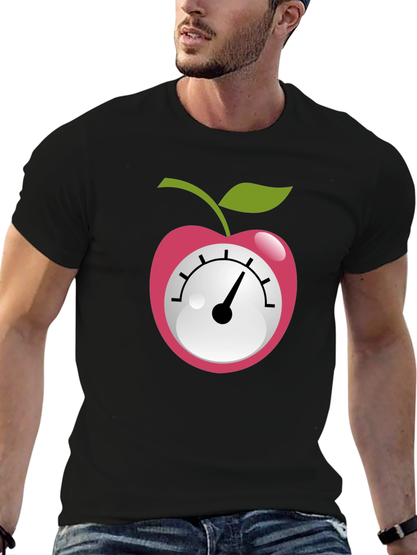 Novelty Apple Speedometer T-Shirt