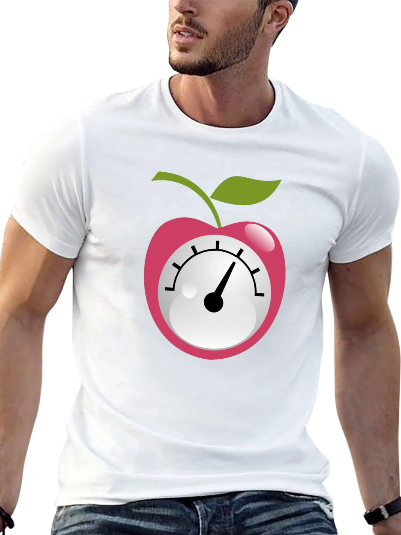 Novelty Apple Speedometer T-Shirt