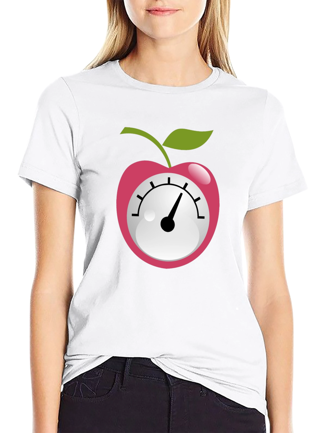 Novelty Apple Speedometer T-Shirt