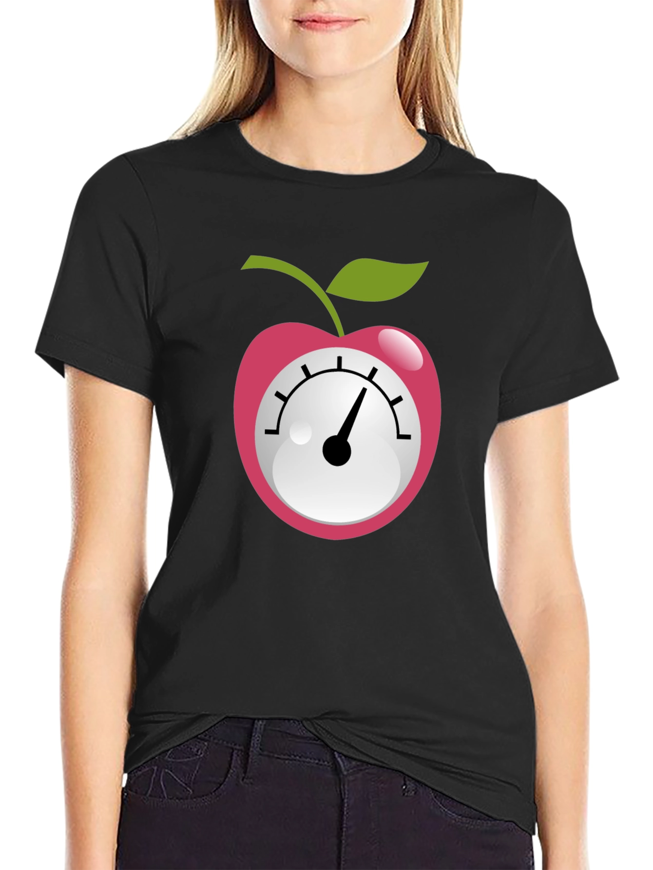 Novelty Apple Speedometer T-Shirt