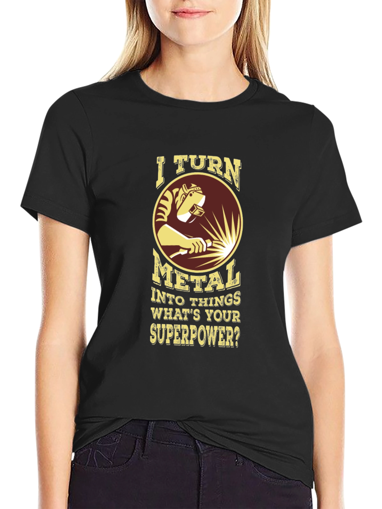 Welder Superpower T-Shirt - Metal Worker Tee