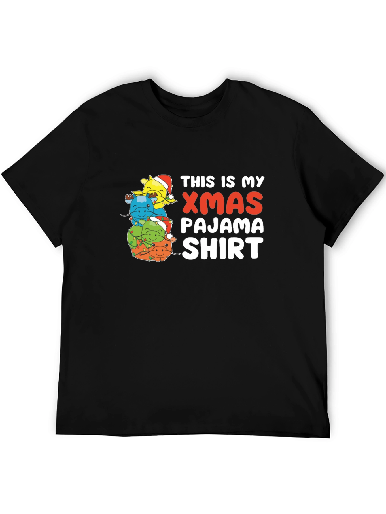Xmas Pajama Shirt - Holiday Tee