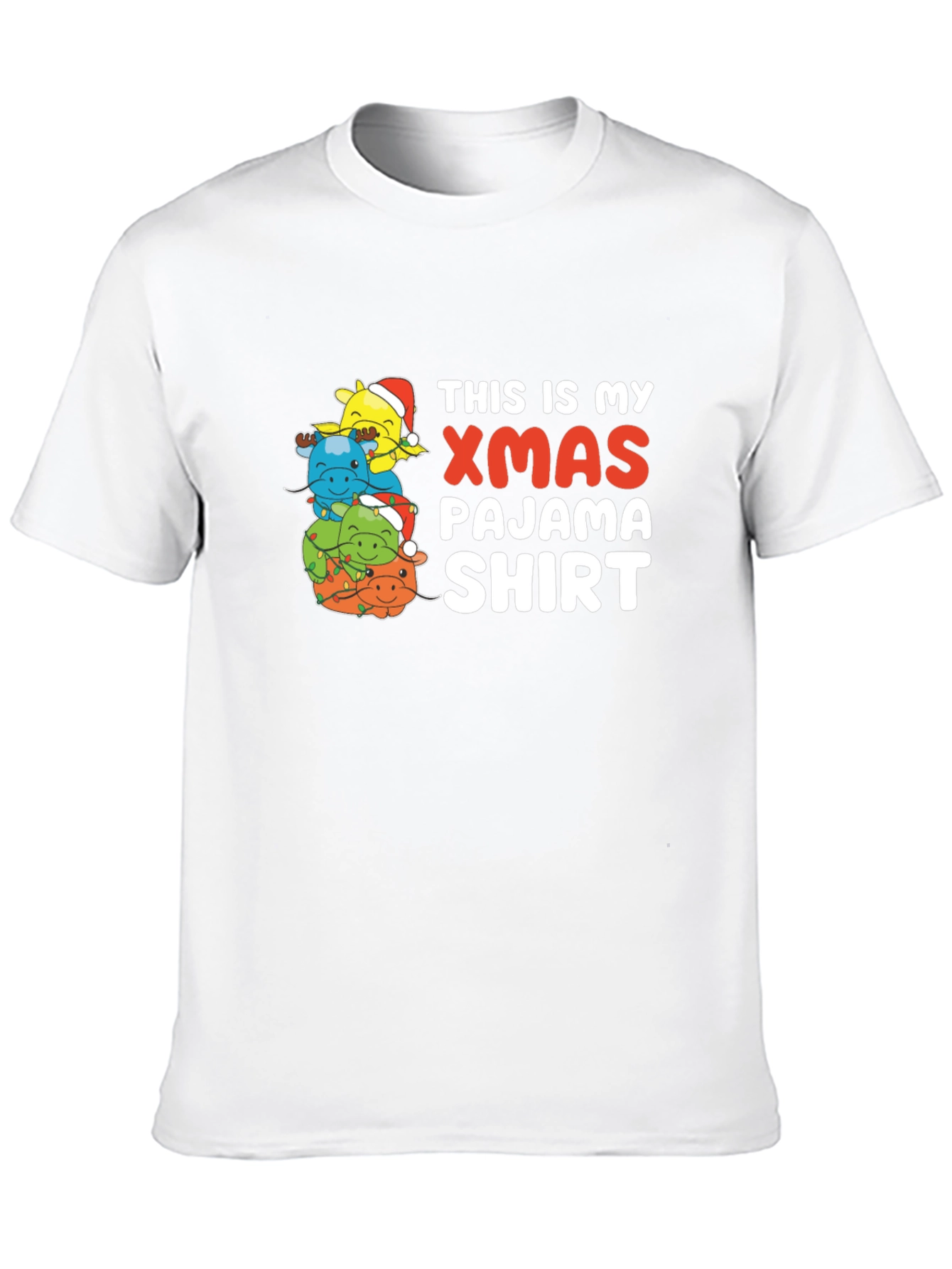 Xmas Pajama Shirt - Holiday Tee