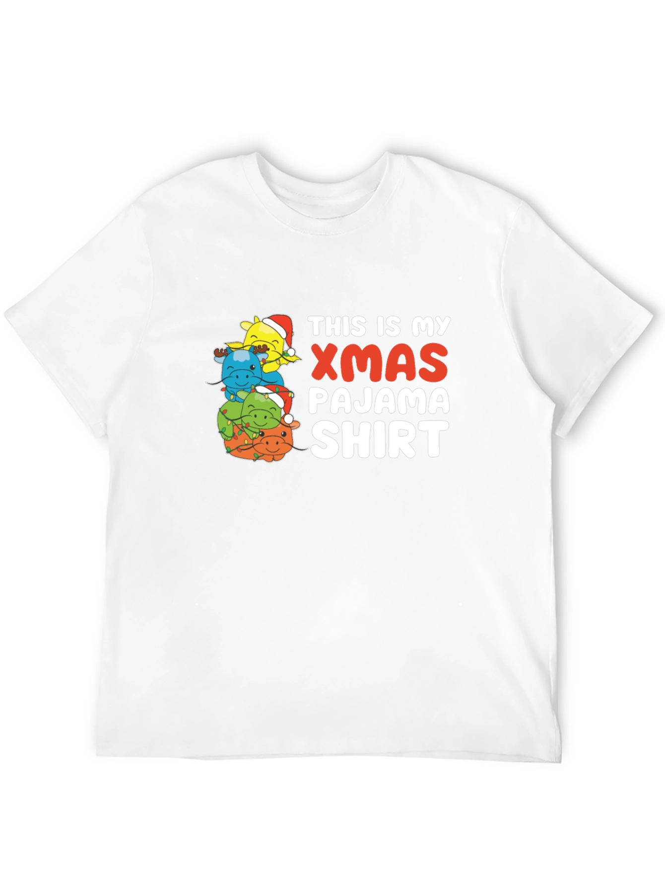 Xmas Pajama Shirt - Holiday Tee