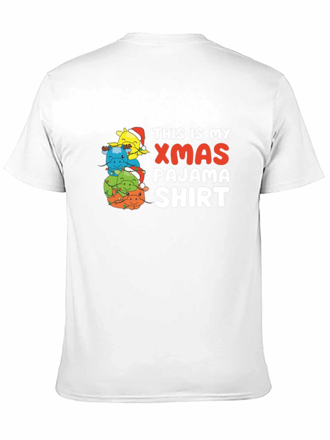 Xmas Pajama Shirt - Holiday Tee