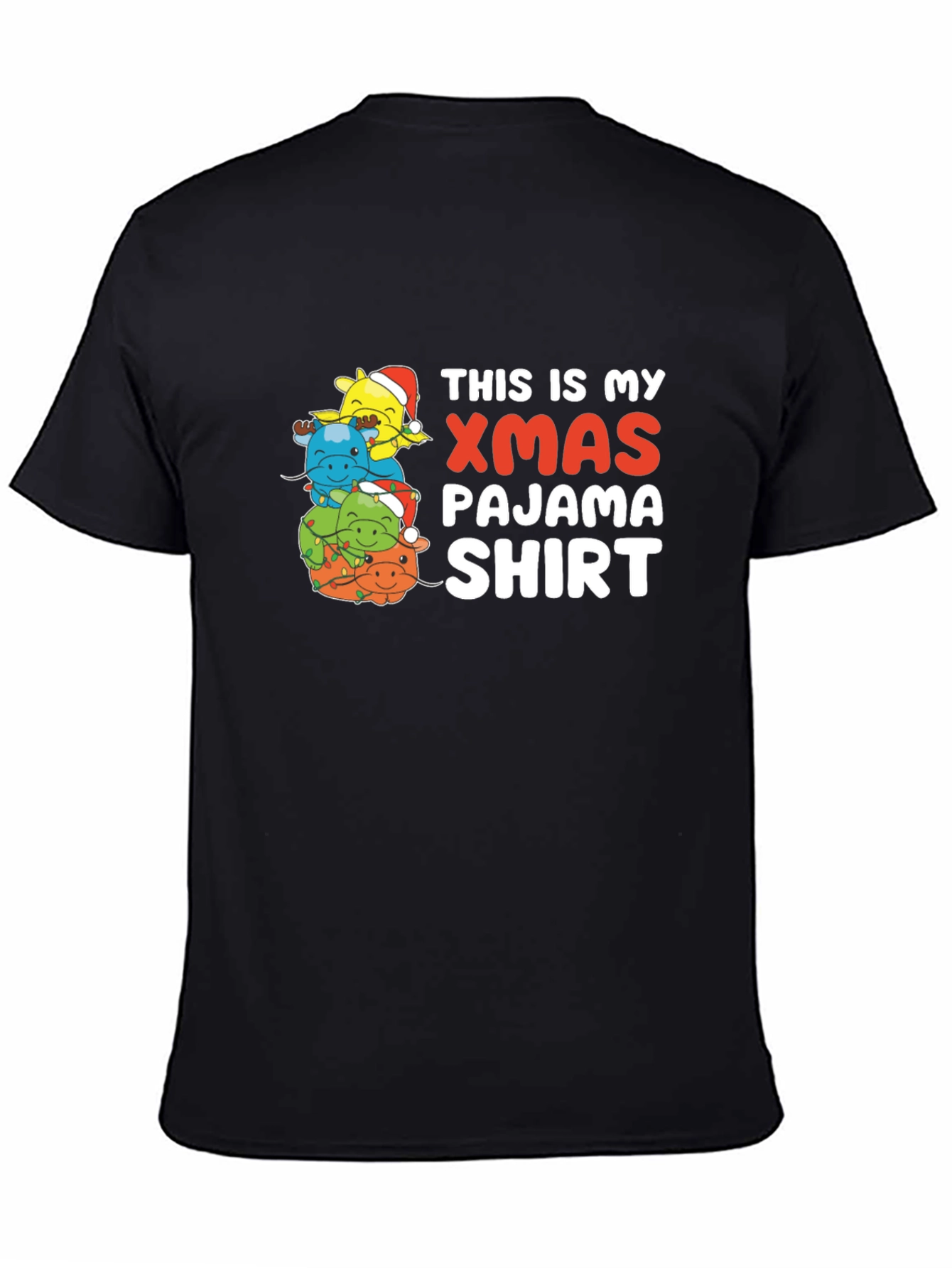 Xmas Pajama Shirt - Holiday Tee