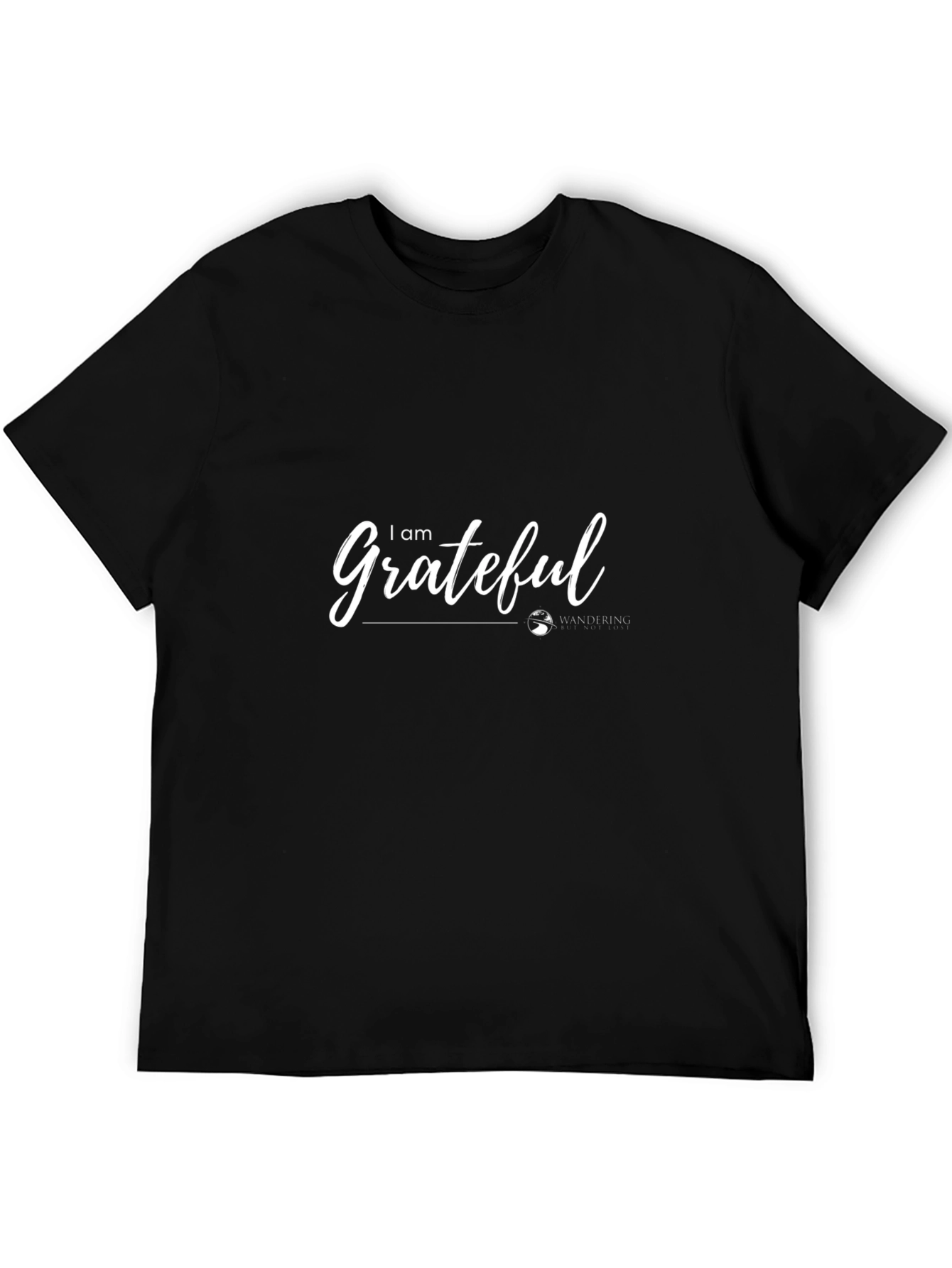Grateful Graphic Tee - Casual Black T-Shirt