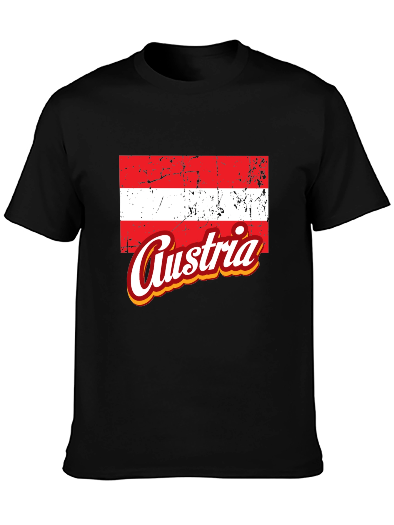 Austria Flag Graphic T-Shirt