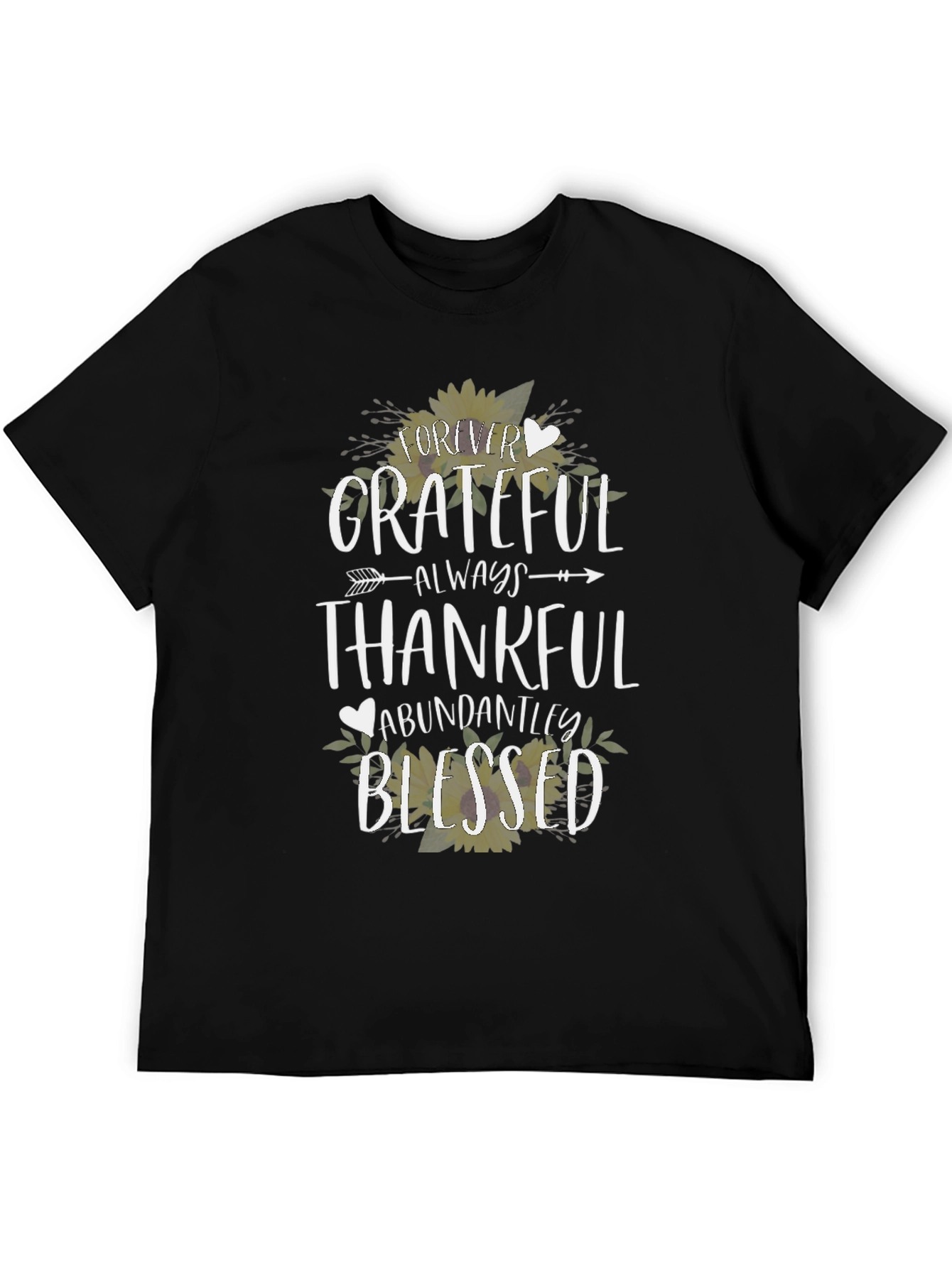 Grateful Blessed Graphic T-Shirt