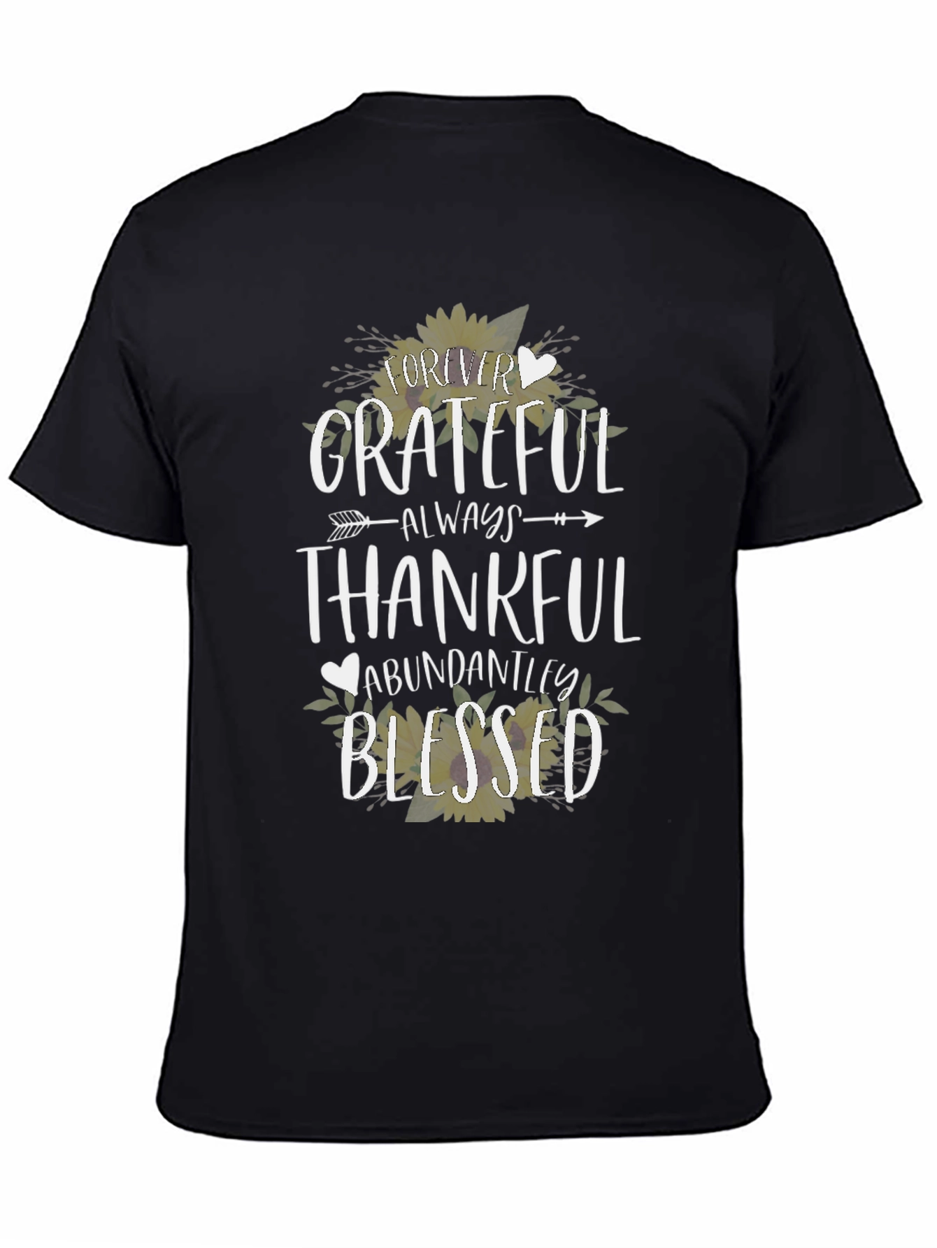 Grateful Blessed Graphic T-Shirt