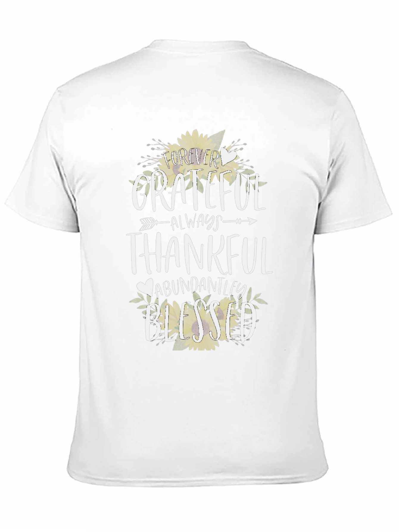 Grateful Blessed Graphic T-Shirt