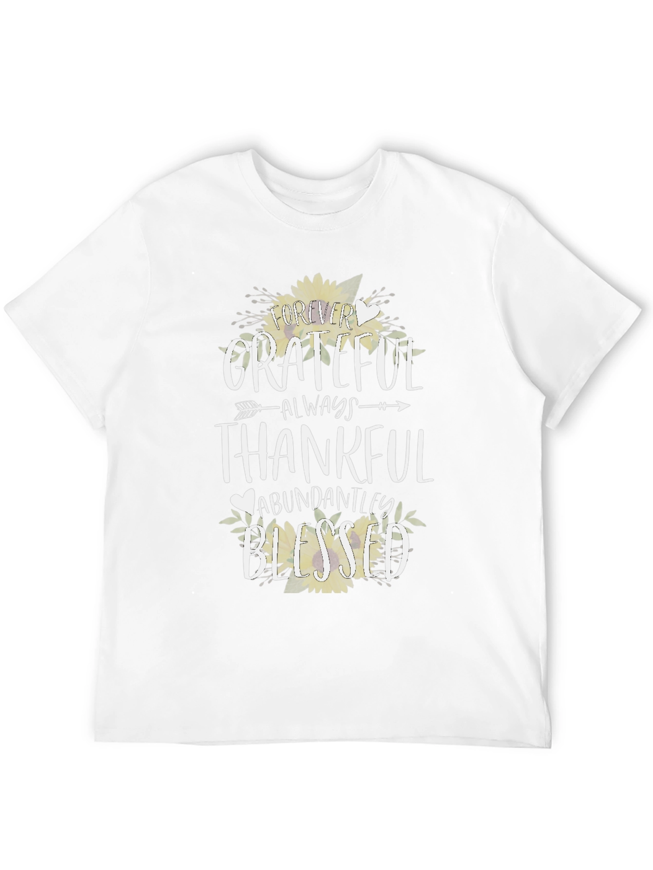 Grateful Blessed Graphic T-Shirt