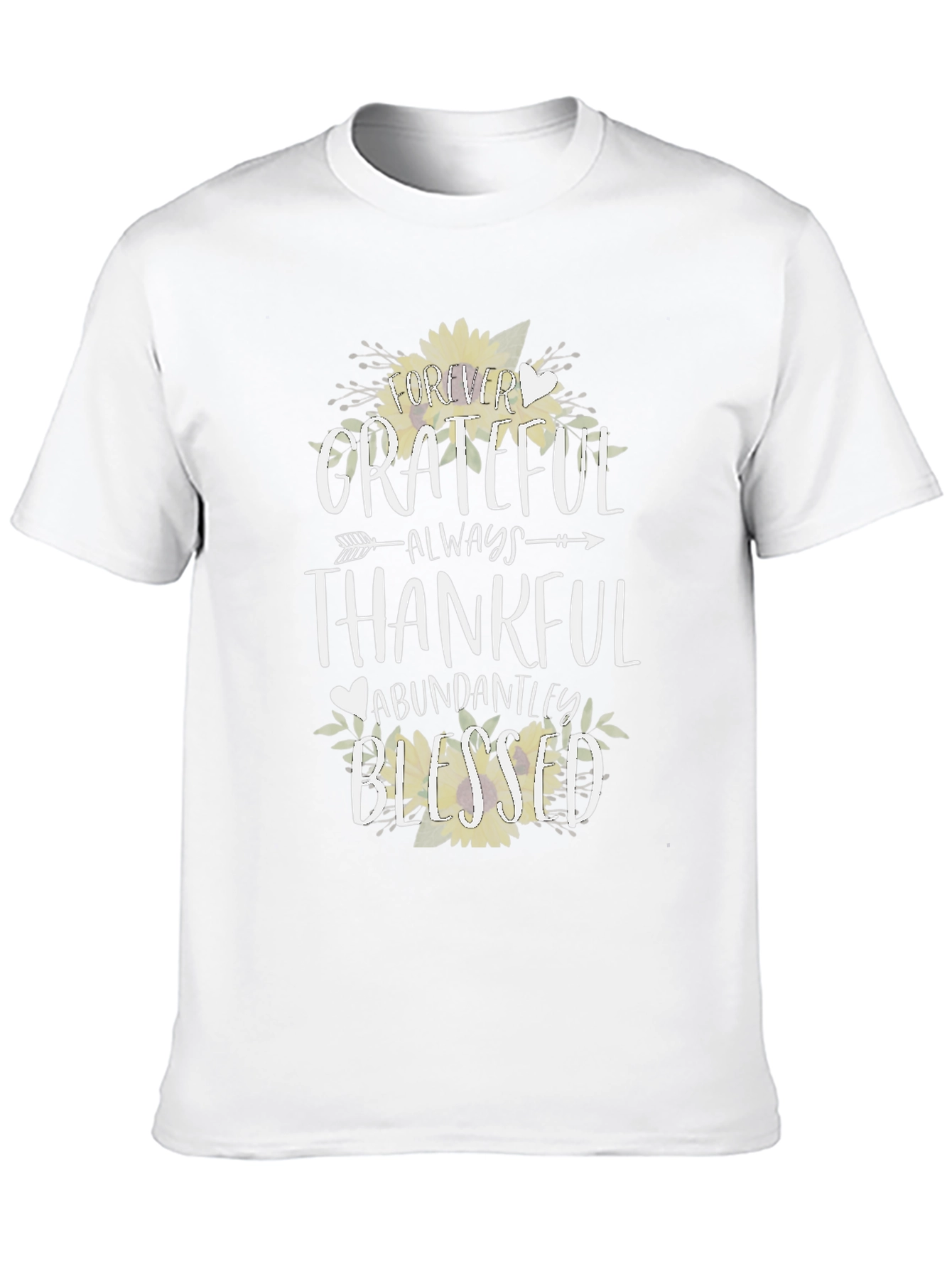 Grateful Blessed Graphic T-Shirt