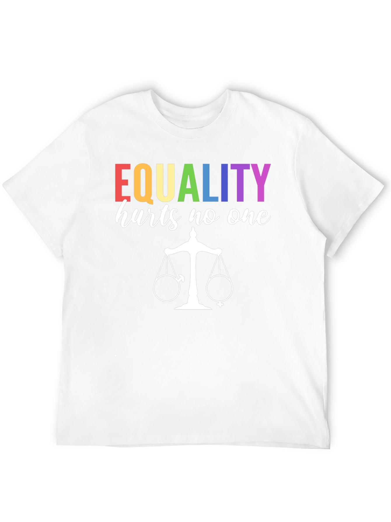 Equality Hurts No One Graphic Tee - Black