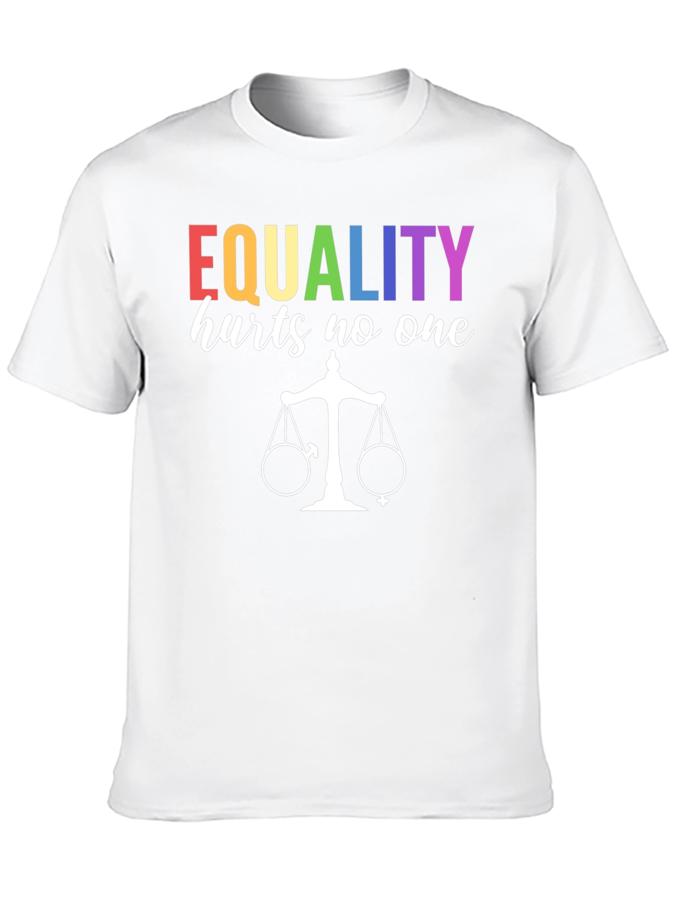 Equality Hurts No One Graphic Tee - Black