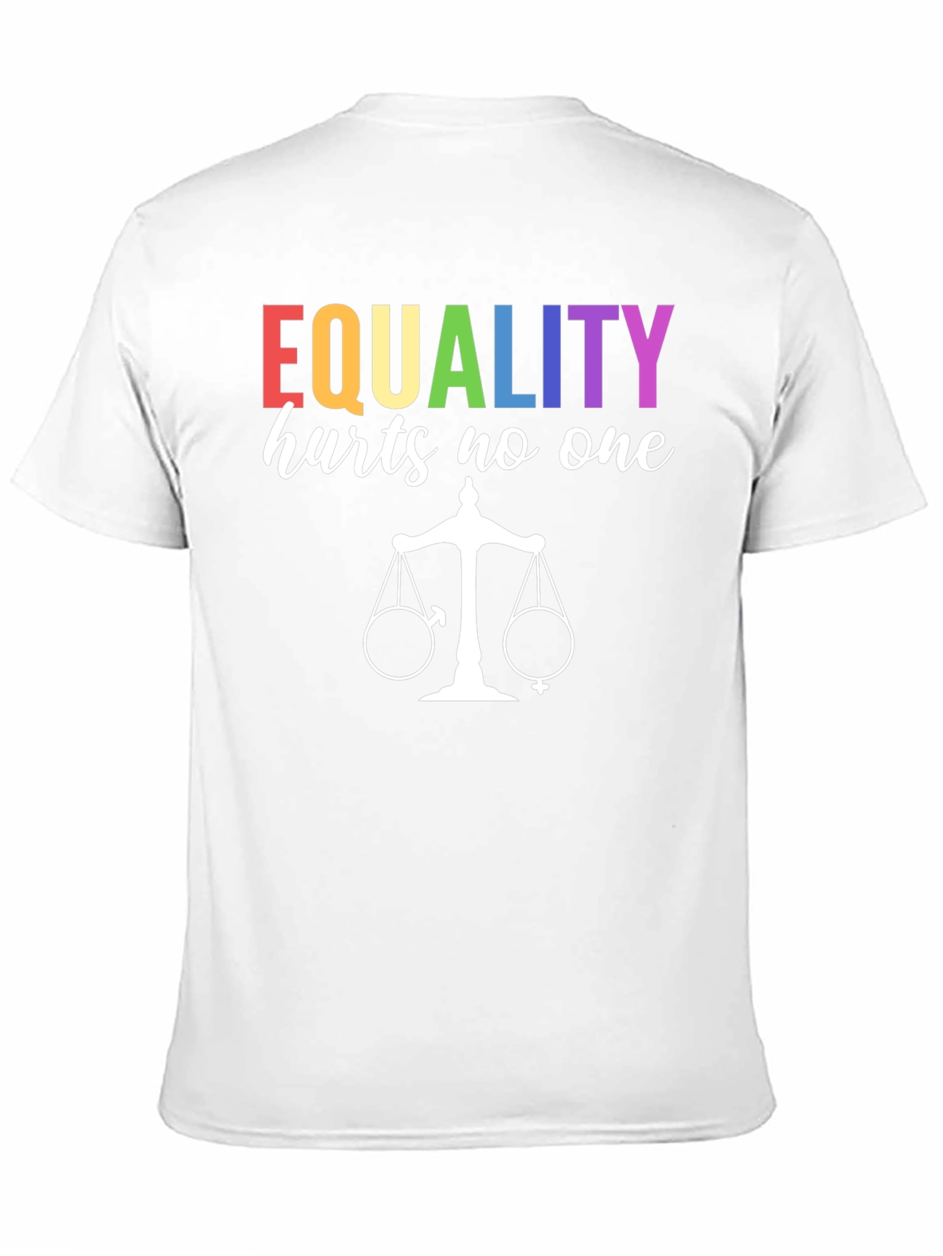 Equality Hurts No One Graphic Tee - Black