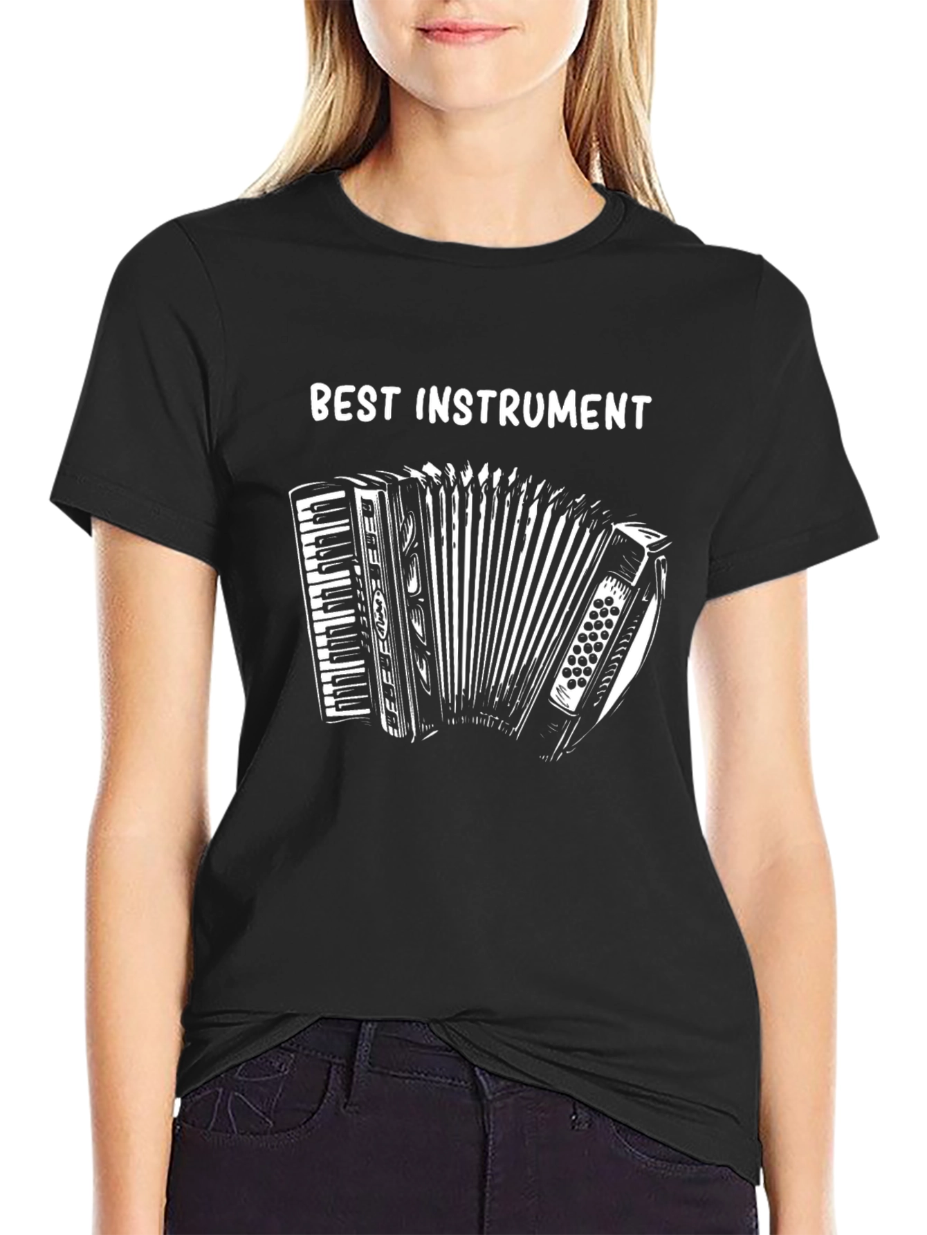 Best Instrument Accordion Graphic T-Shirt